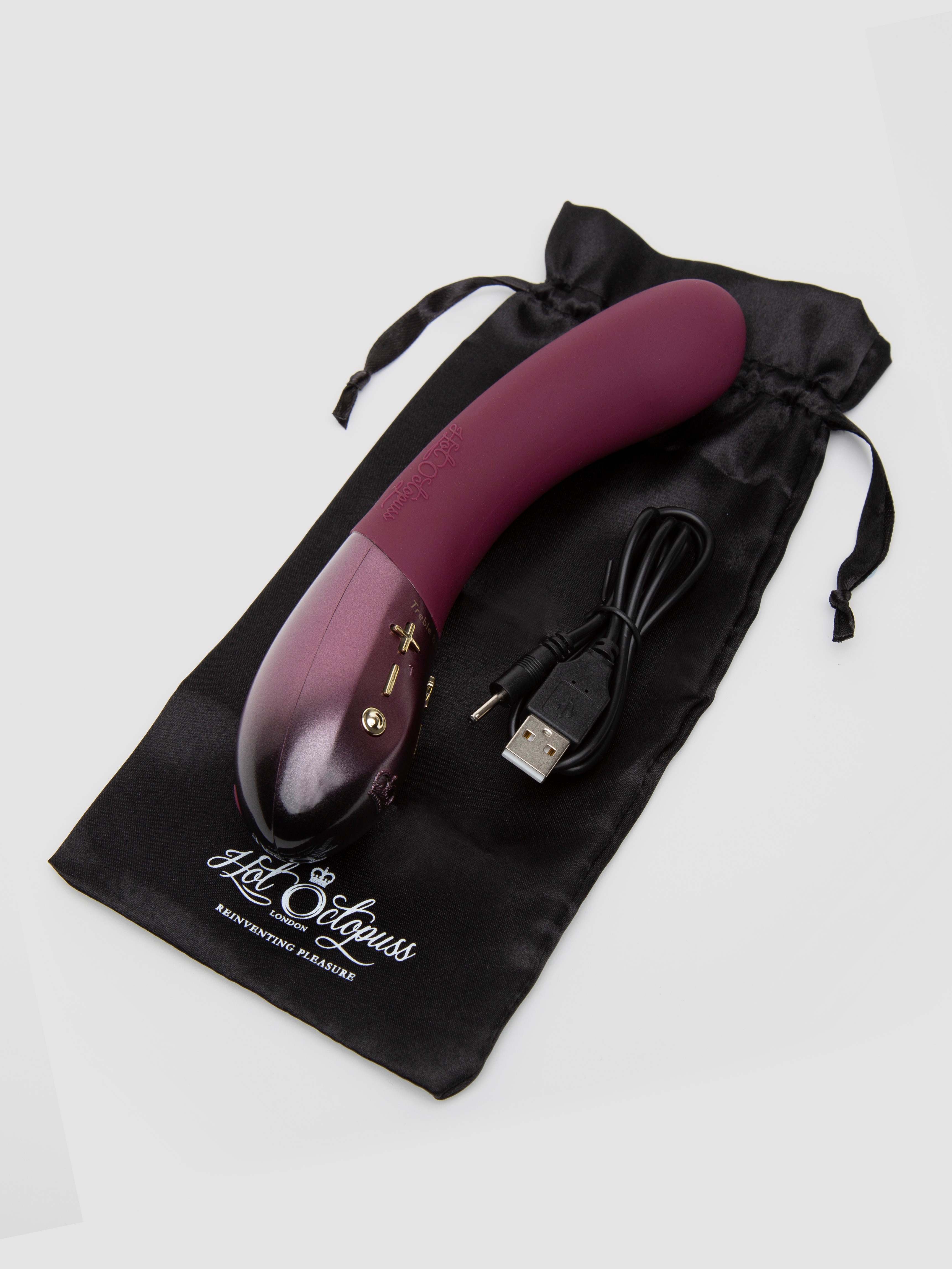 Hot Octopuss Kurve Extra Powerful Rechargeable G-Spot Vibrator, Purple, hi-res
