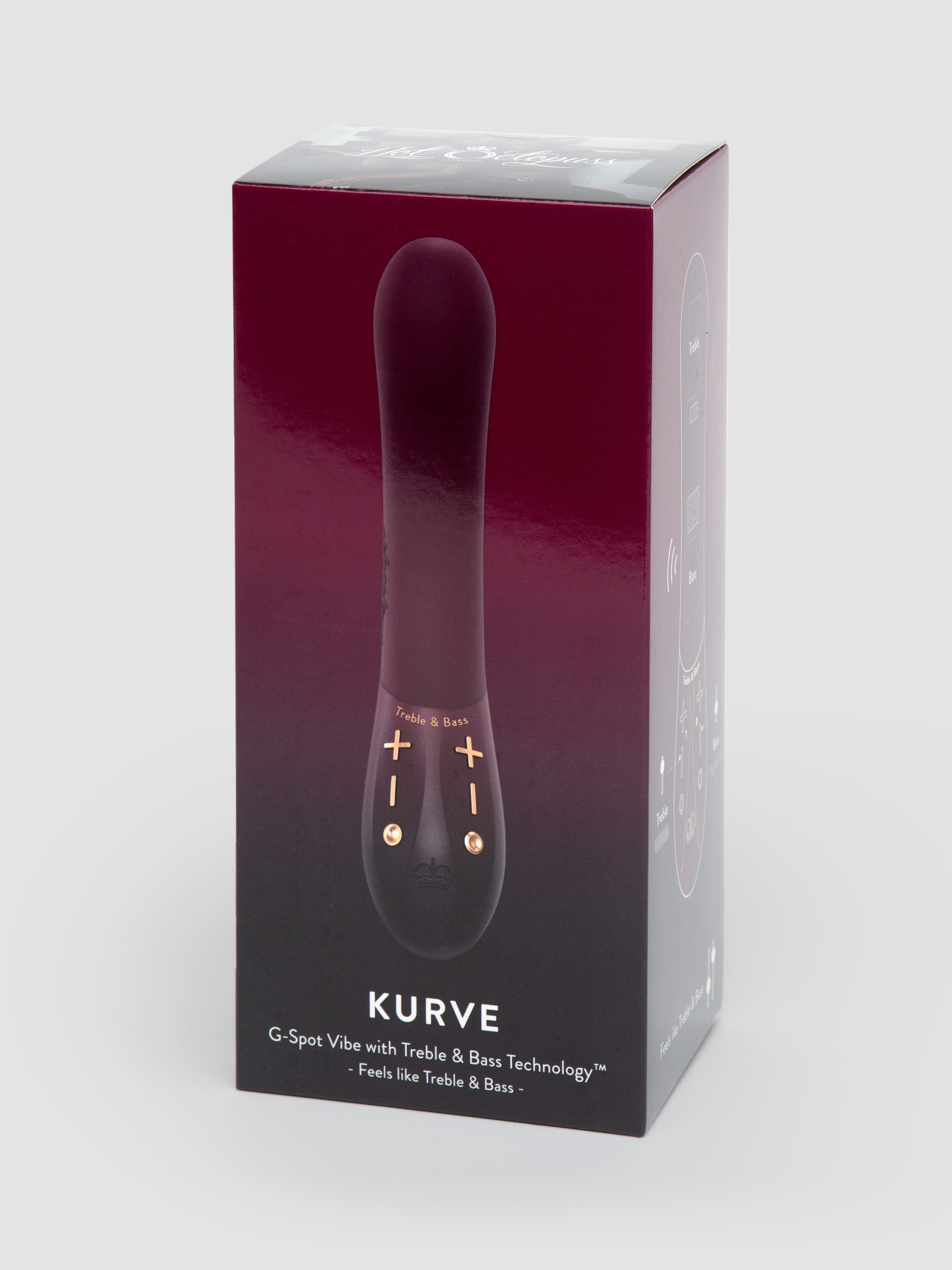 Hot Octopuss Kurve Extra Powerful Rechargeable G-Spot Vibrator, Purple, hi-res