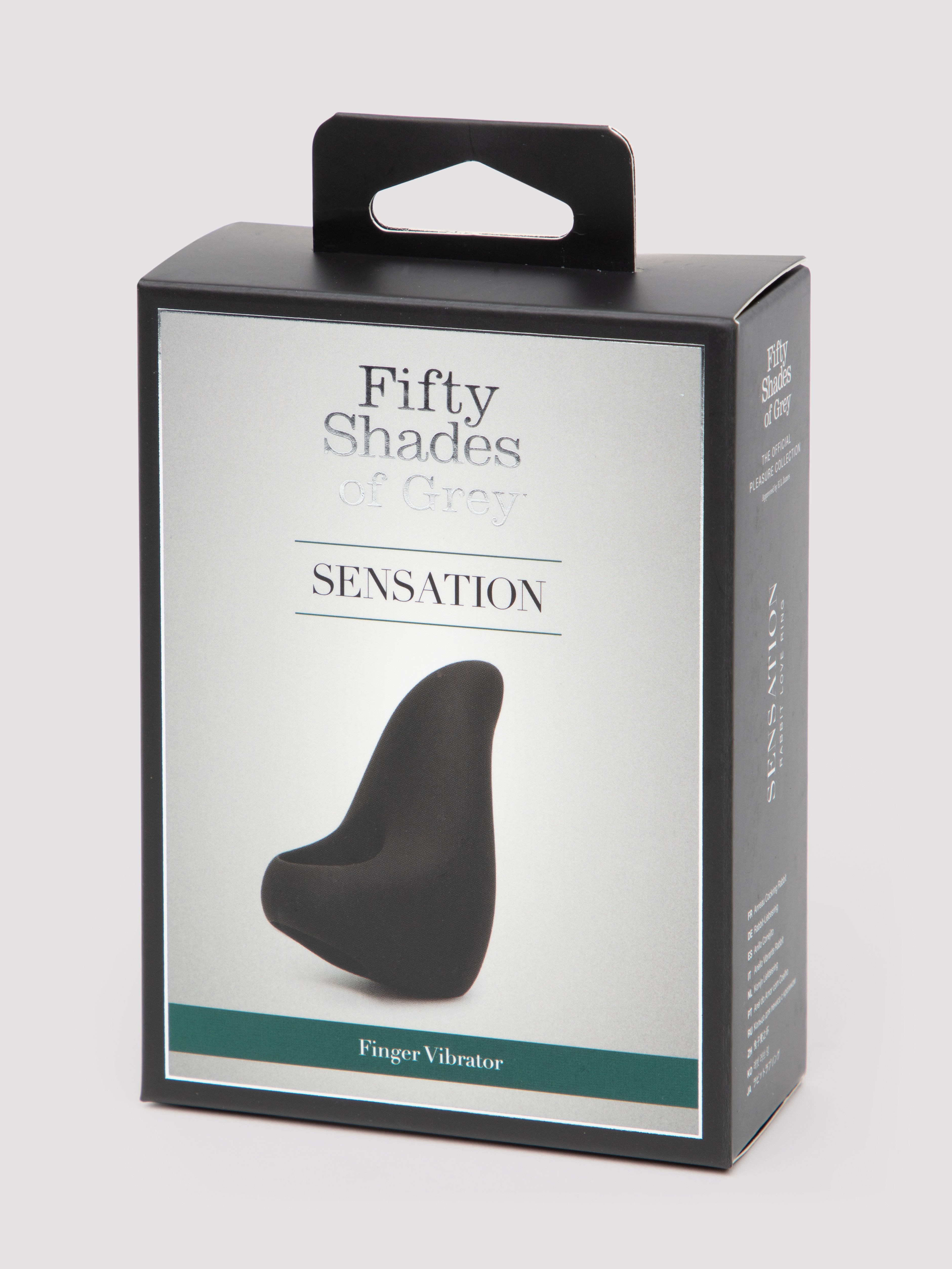 Fifty Shades of Grey Sensation Rechargeable Finger Vibrator, Black, hi-res