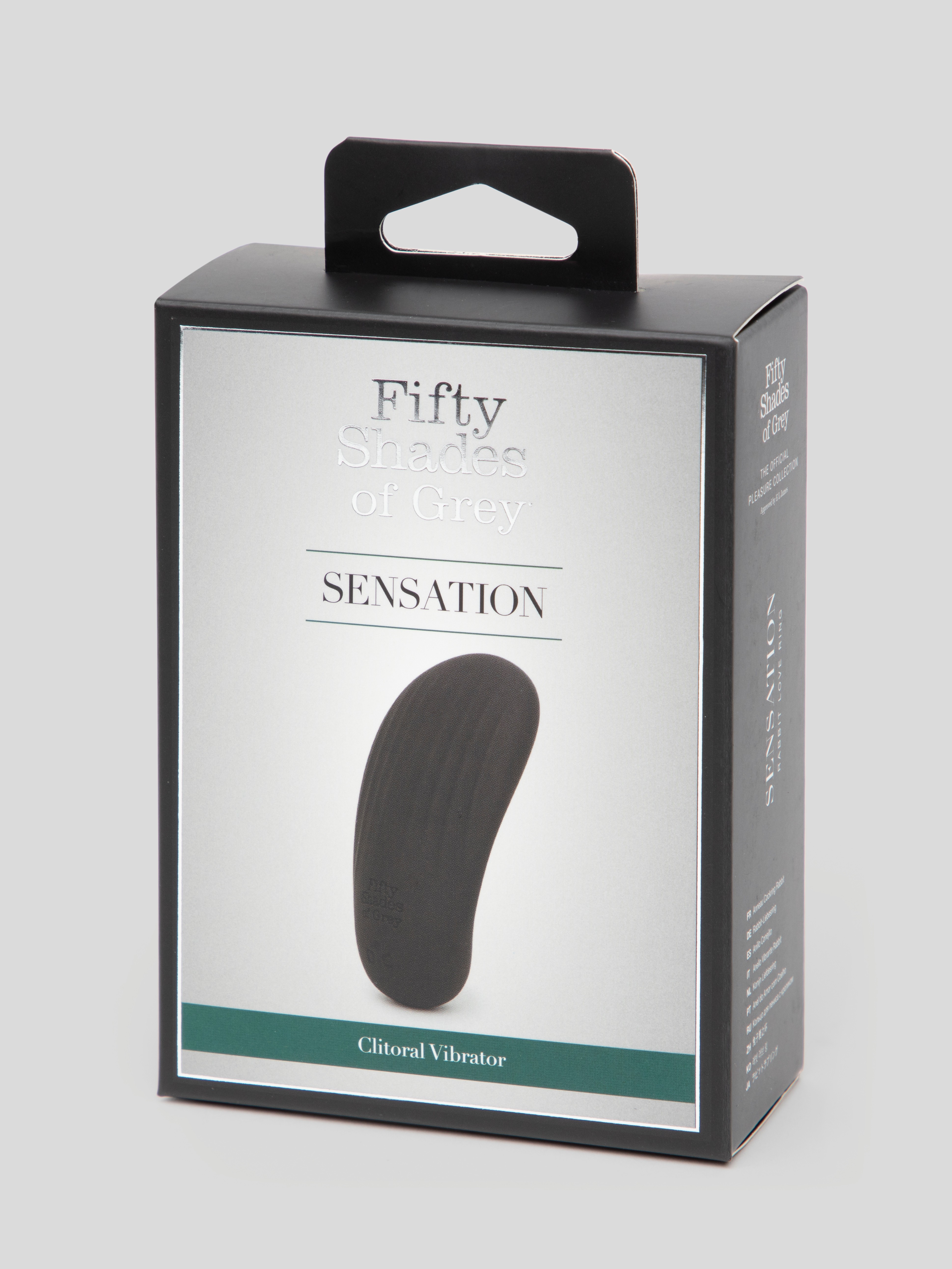 Fifty Shades of Grey Sensation Rechargeable Clitoral Vibrator, Black, hi-res