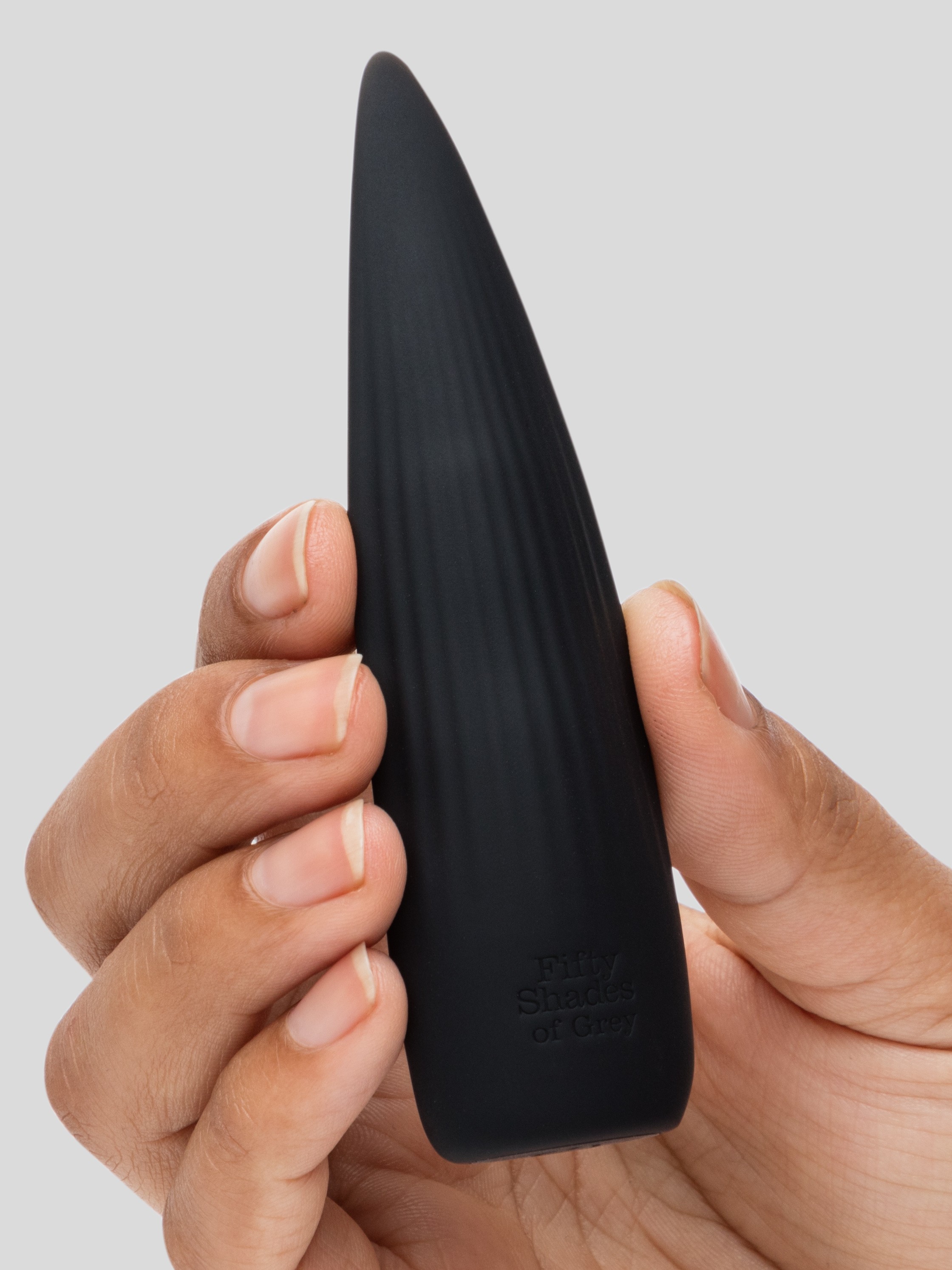 Fifty Shades of Grey Sensation Rechargeable Flickering Tongue Vibrator, Black, hi-res