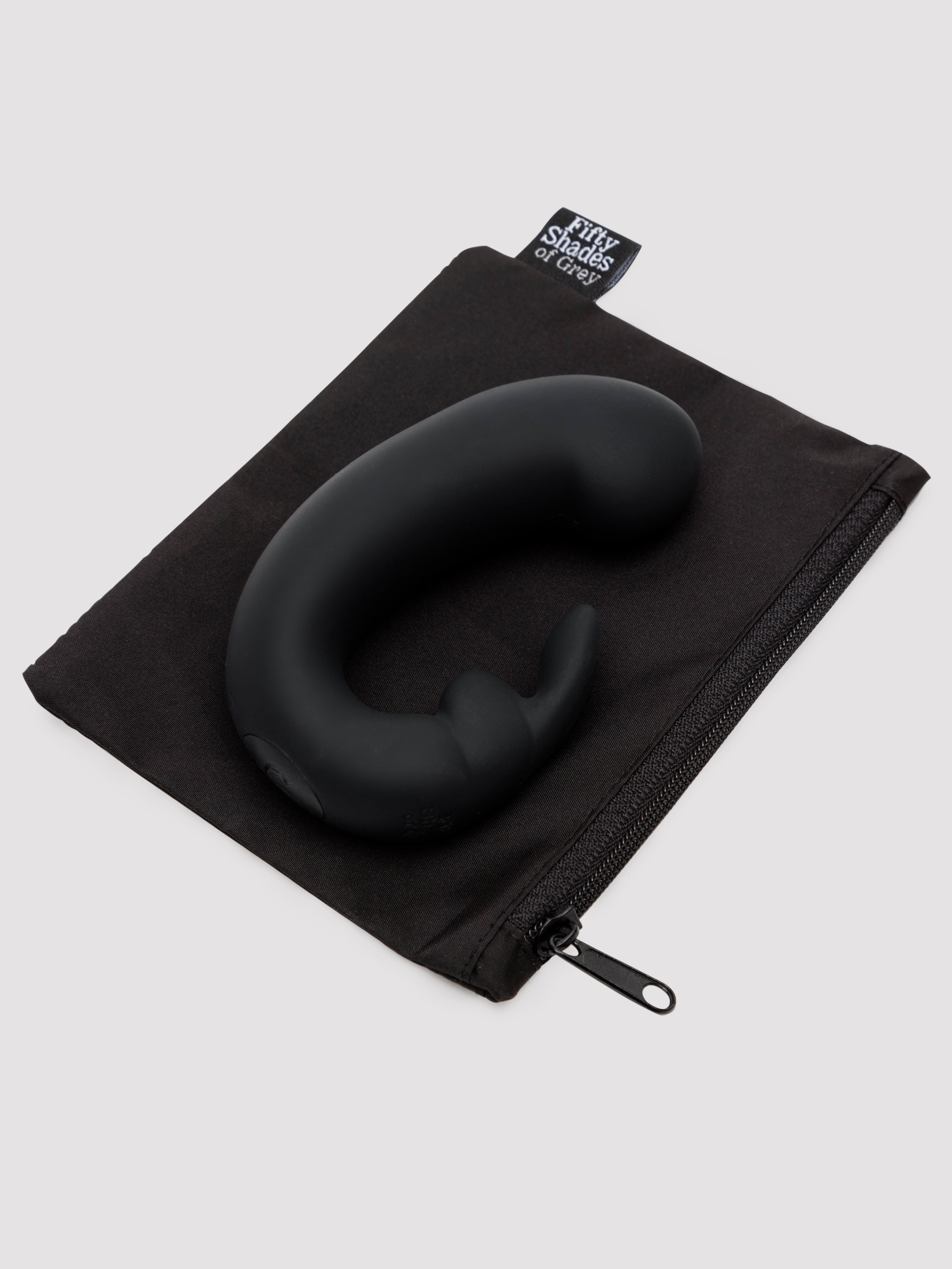 Fifty Shades of Grey Sensation Rechargeable G-Spot Rabbit Vibrator, Black, hi-res