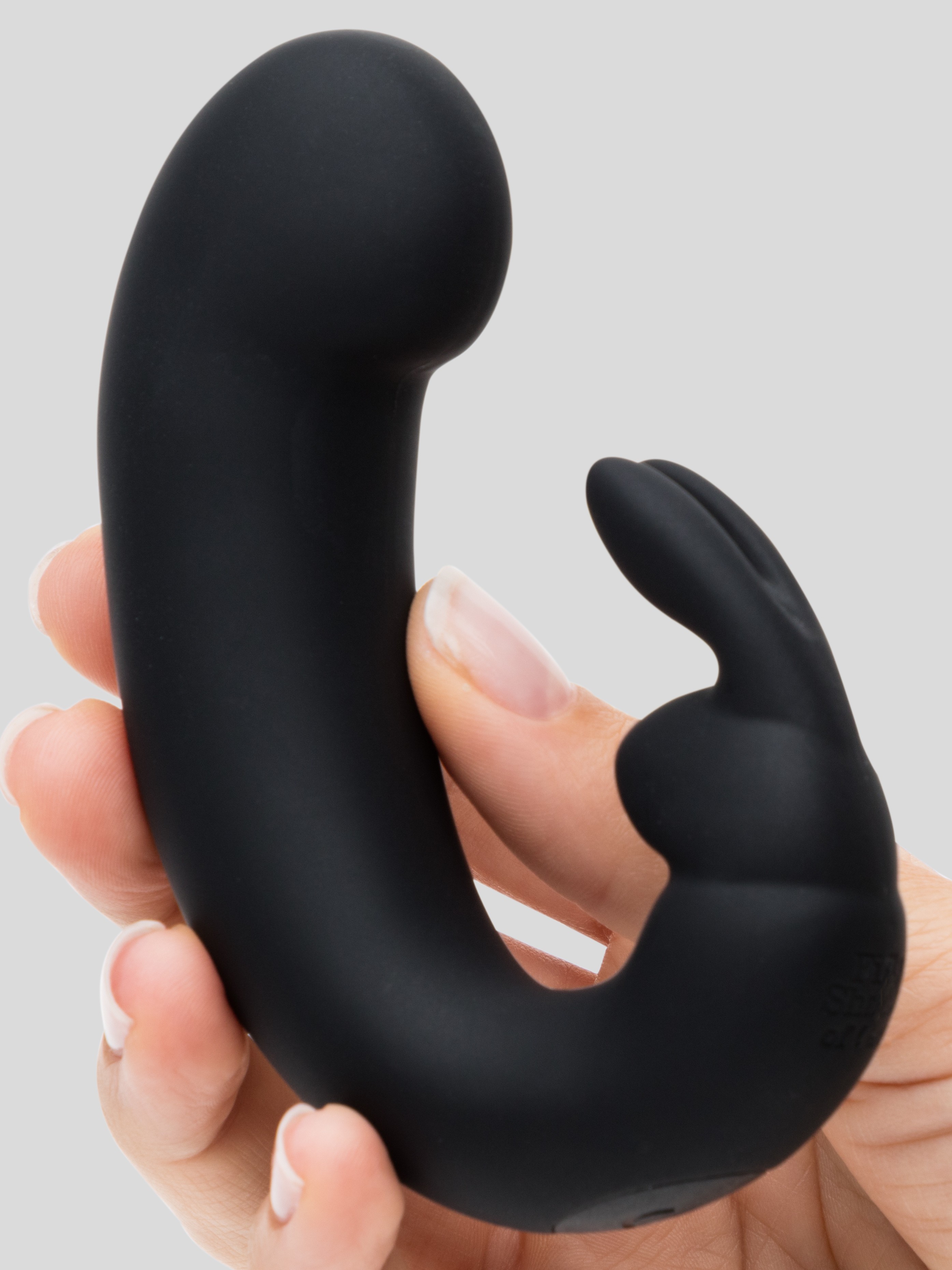 Fifty Shades of Grey Sensation Rechargeable G-Spot Rabbit Vibrator, Black, hi-res