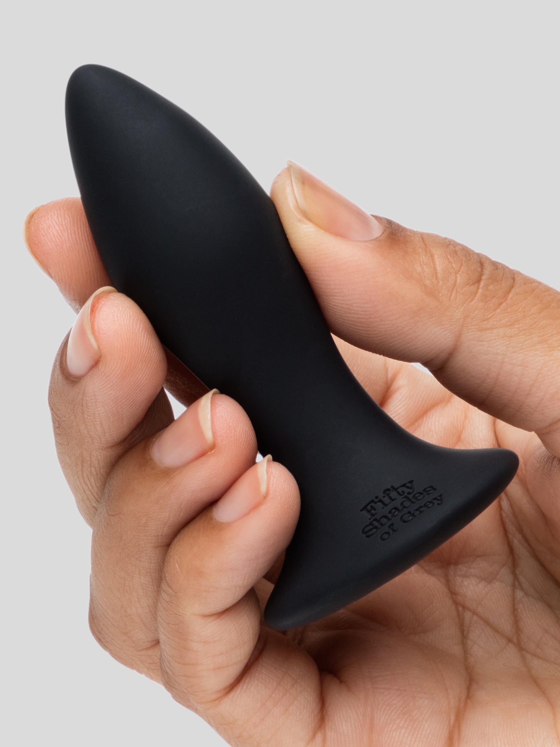 Fifty Shades of Grey Sensation Rechargeable Vibrating Butt Plug , Black, hi-res
