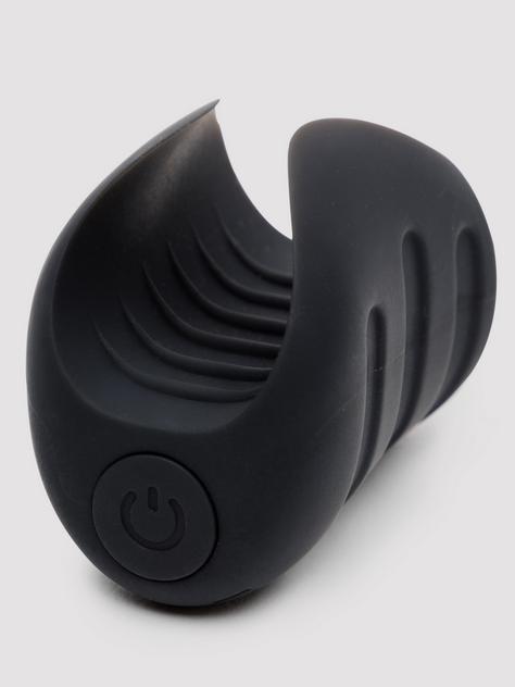 Fifty Shades of Grey Sensation 20 Function Mini Male Vibrator, Black, hi-res