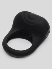 Fifty Shades of Grey Sensation Rechargeable Vibrating Love Ring, Black, hi-res