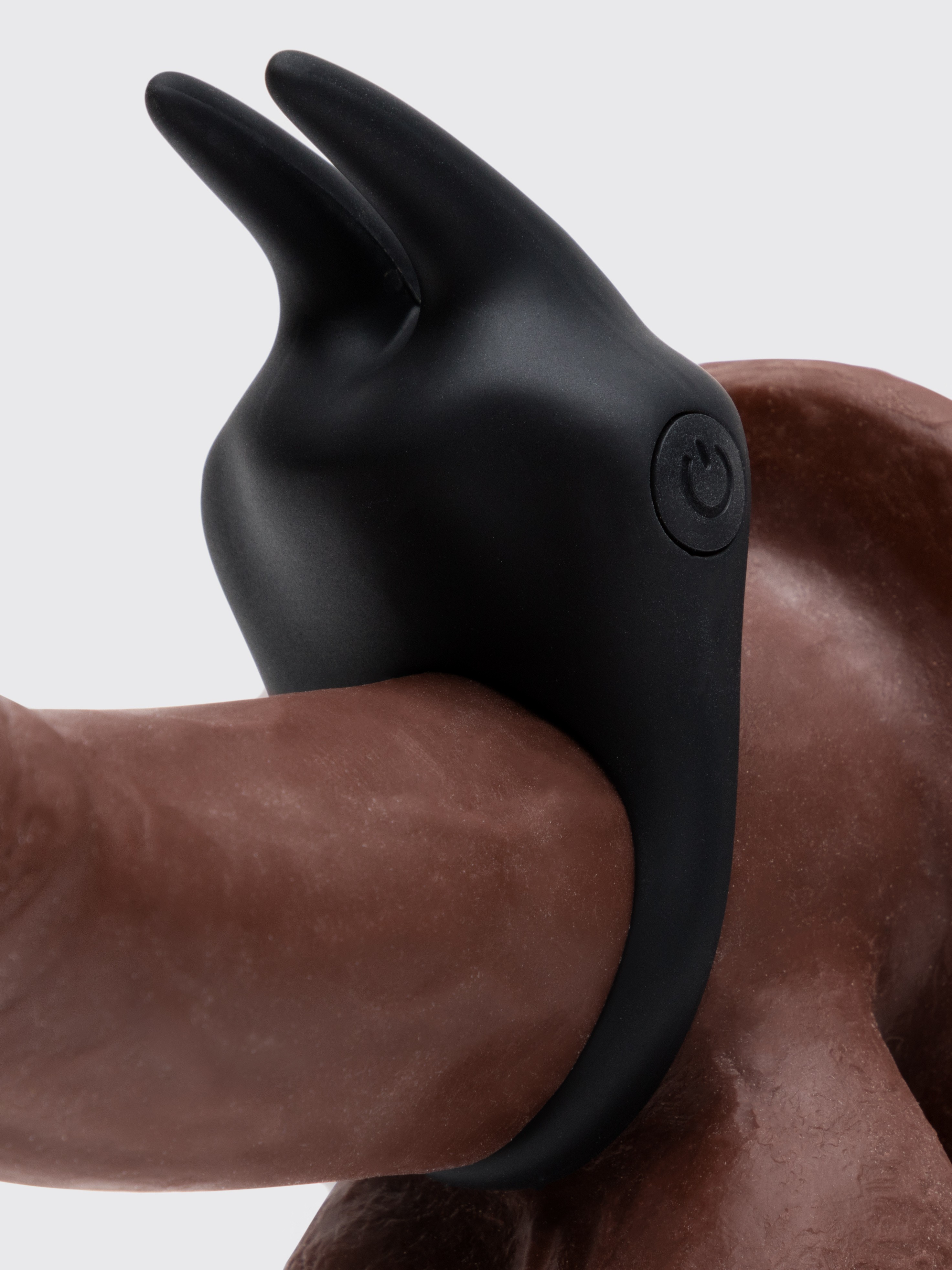 Fifty Shades of Grey Sensation Rechargeable Vibrating Rabbit Love Ring, Black, hi-res