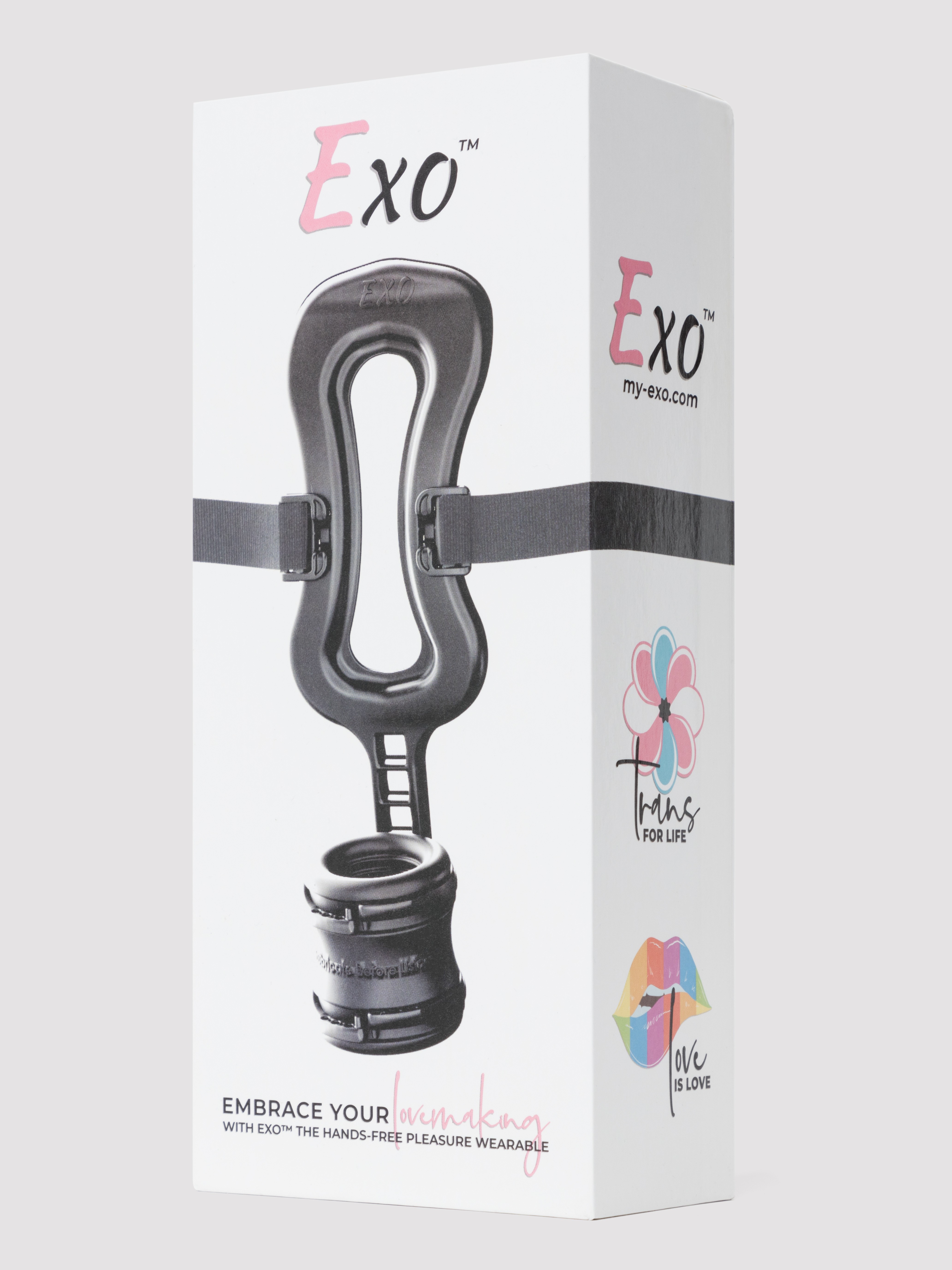 Exo Hands-Free Wearable Pleasure Device, Black, hi-res