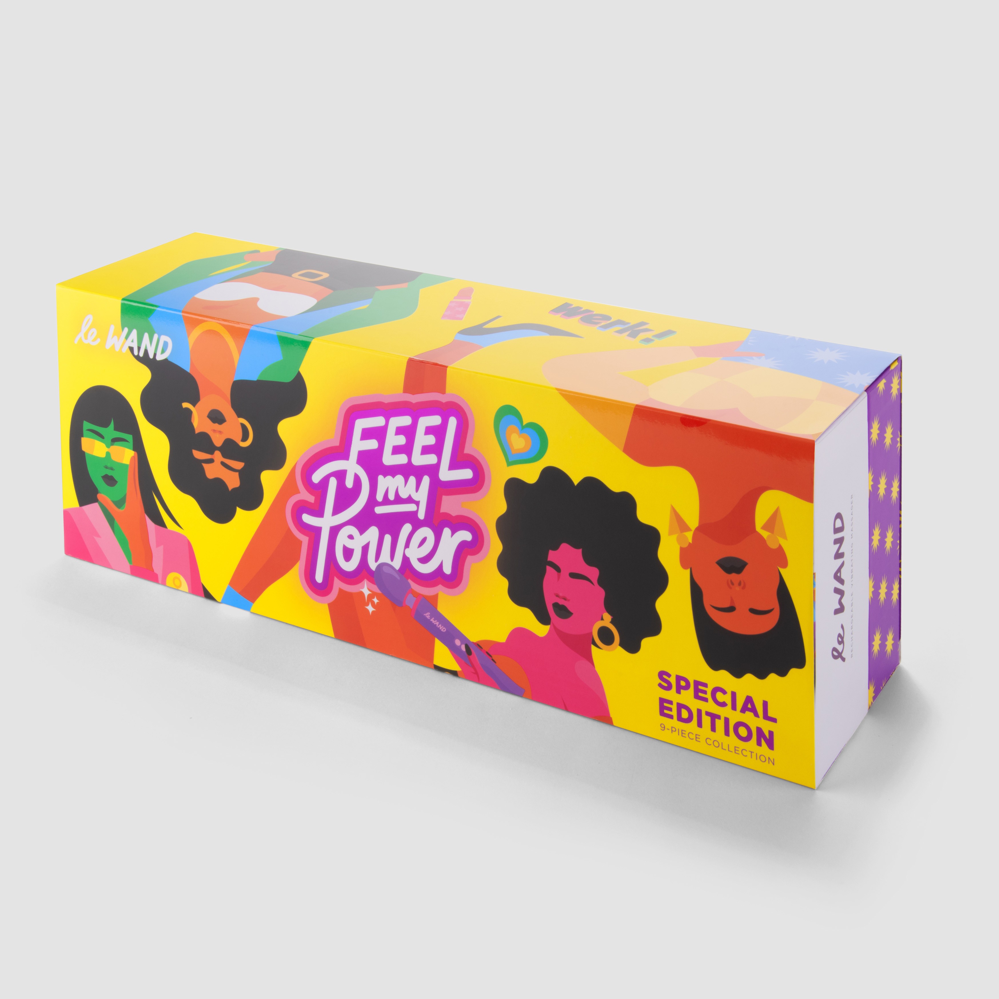 Le Wand Feel My Power 2021 Special Edition Massage Wand Vibrator, Purple, hi-res