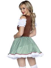 Leg Avenue Bavarian Cutie Costume, Green, hi-res