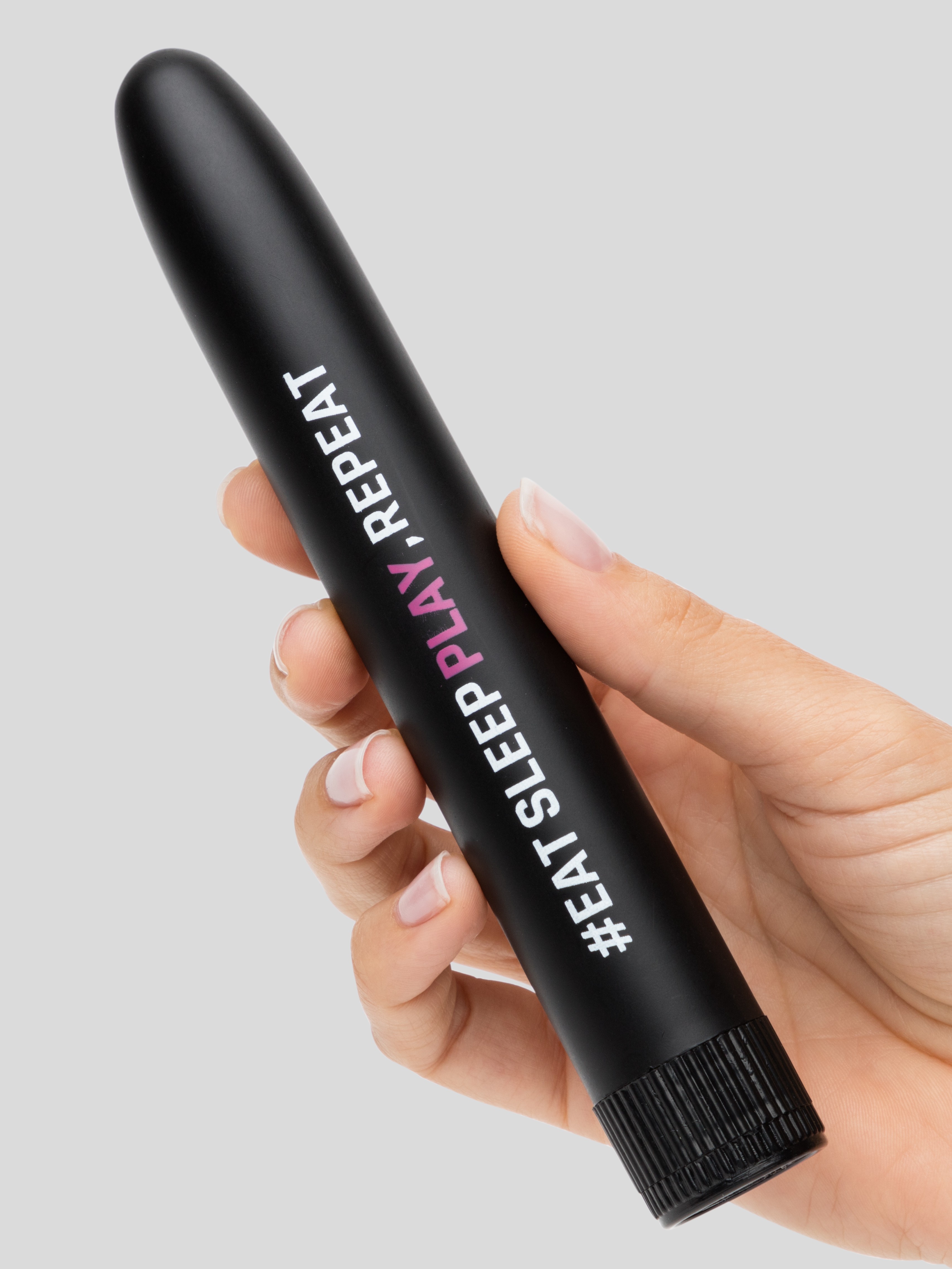 Eat, Sleep, Play, Repeat Classic Vibrator, Black, hi-res
