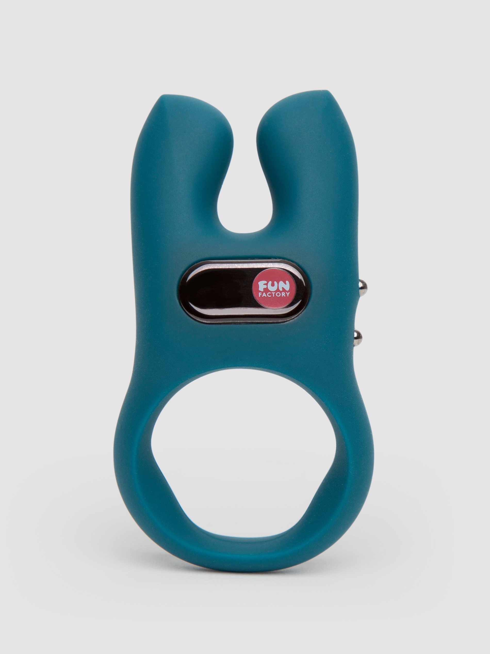 Fun Factory NOS Couple's Silicone Cock Ring, Blue, hi-res