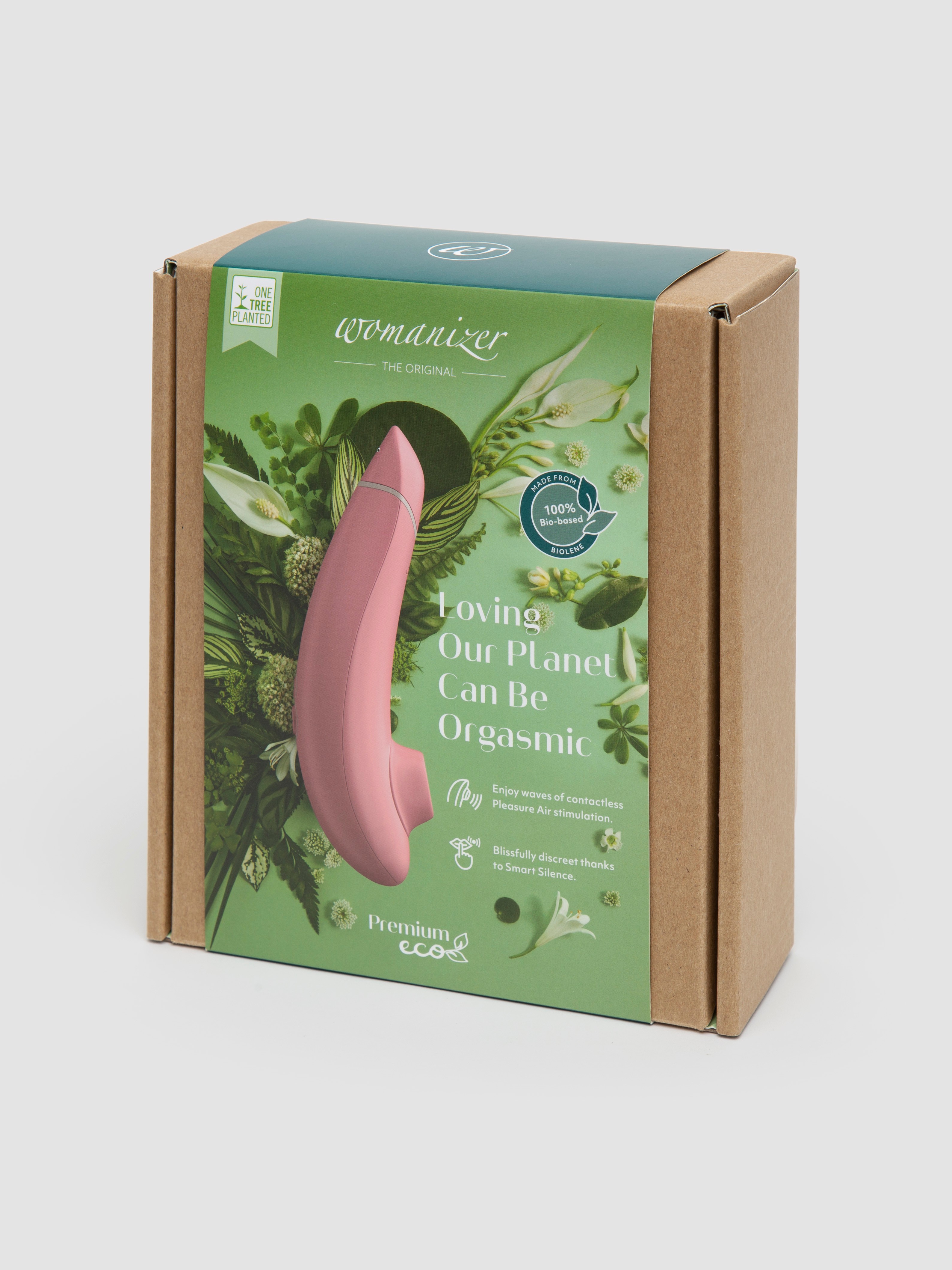 Womanizer Premium Eco Smart Silence Clitoral Stimulator, Pink, hi-res