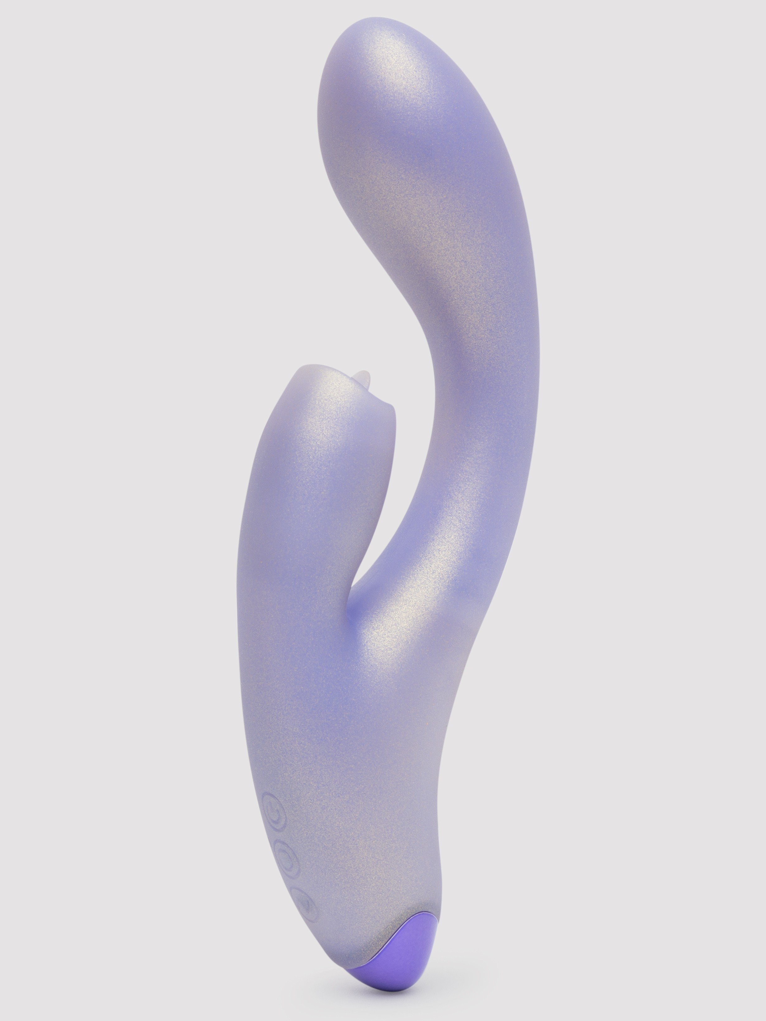 G-Love GKiss Flexible Silicone Flickering Rabbit Vibrator, Purple, hi-res