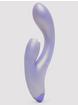 G-Love GKiss Flexible Silicone Flickering Rabbit Vibrator, Purple, hi-res