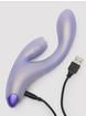 G-Love GKiss Flexible Silicone Flickering Rabbit Vibrator, Purple, hi-res