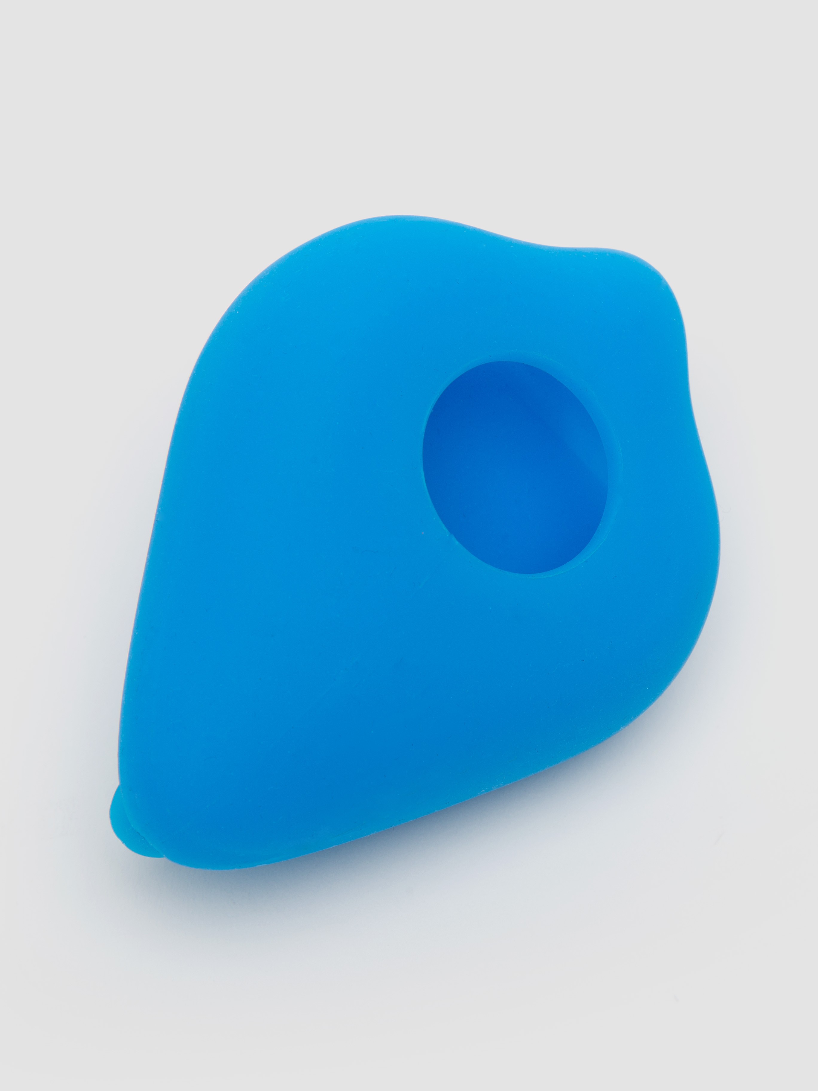 Banana Pants Textured Stimulating Silicone Strap-On Harness Cushion, Blue, hi-res