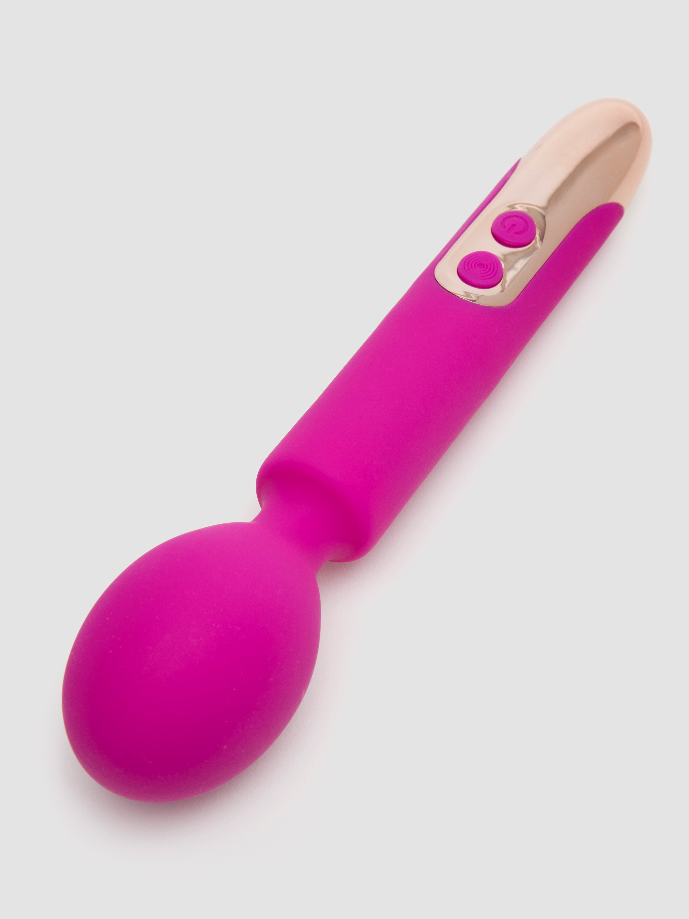 Rocks Off Oriel 10 Function Rechargeable Wand Vibrator, Purple, hi-res