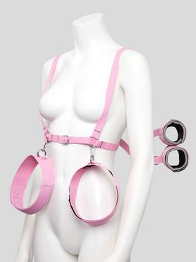 Bed of Roses Body Harness with Wrist and Thigh Restraints