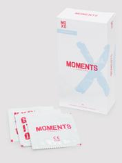 Moments Ultimate Ribbed and Dotted Vegan Latex Condoms (10 Pack), , hi-res