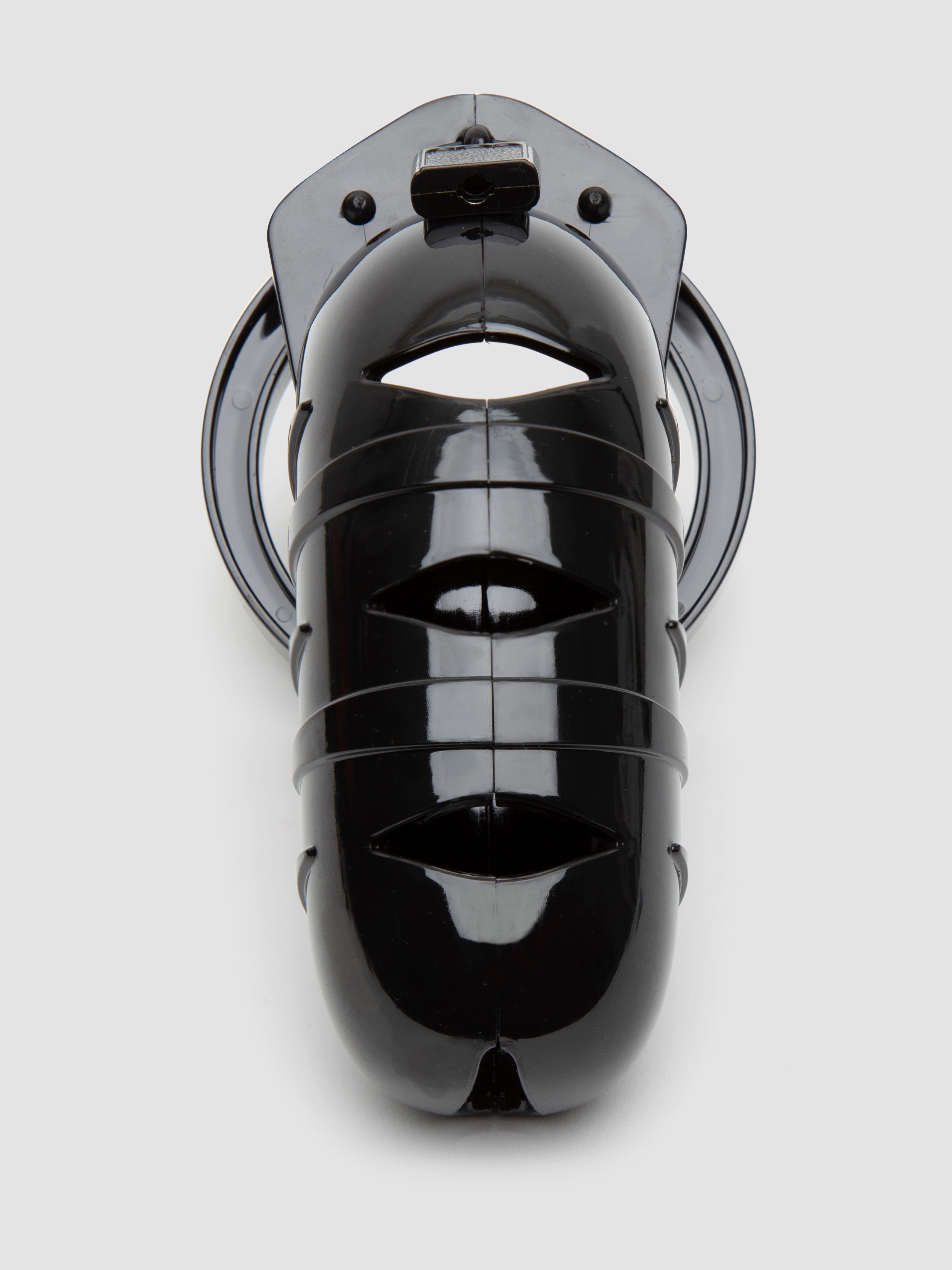 Man Cage Large Plastic Chastity Cage 5.5 Inch, Black, hi-res
