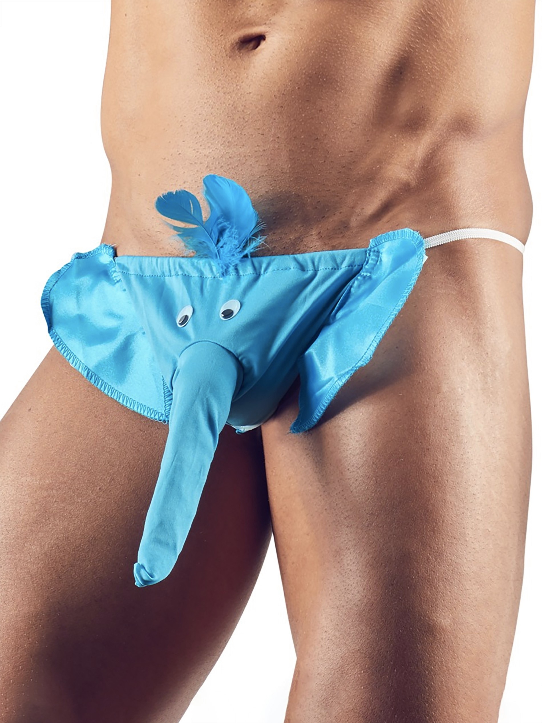 Svenjoyment Elephant Novelty G-String, Blue, hi-res