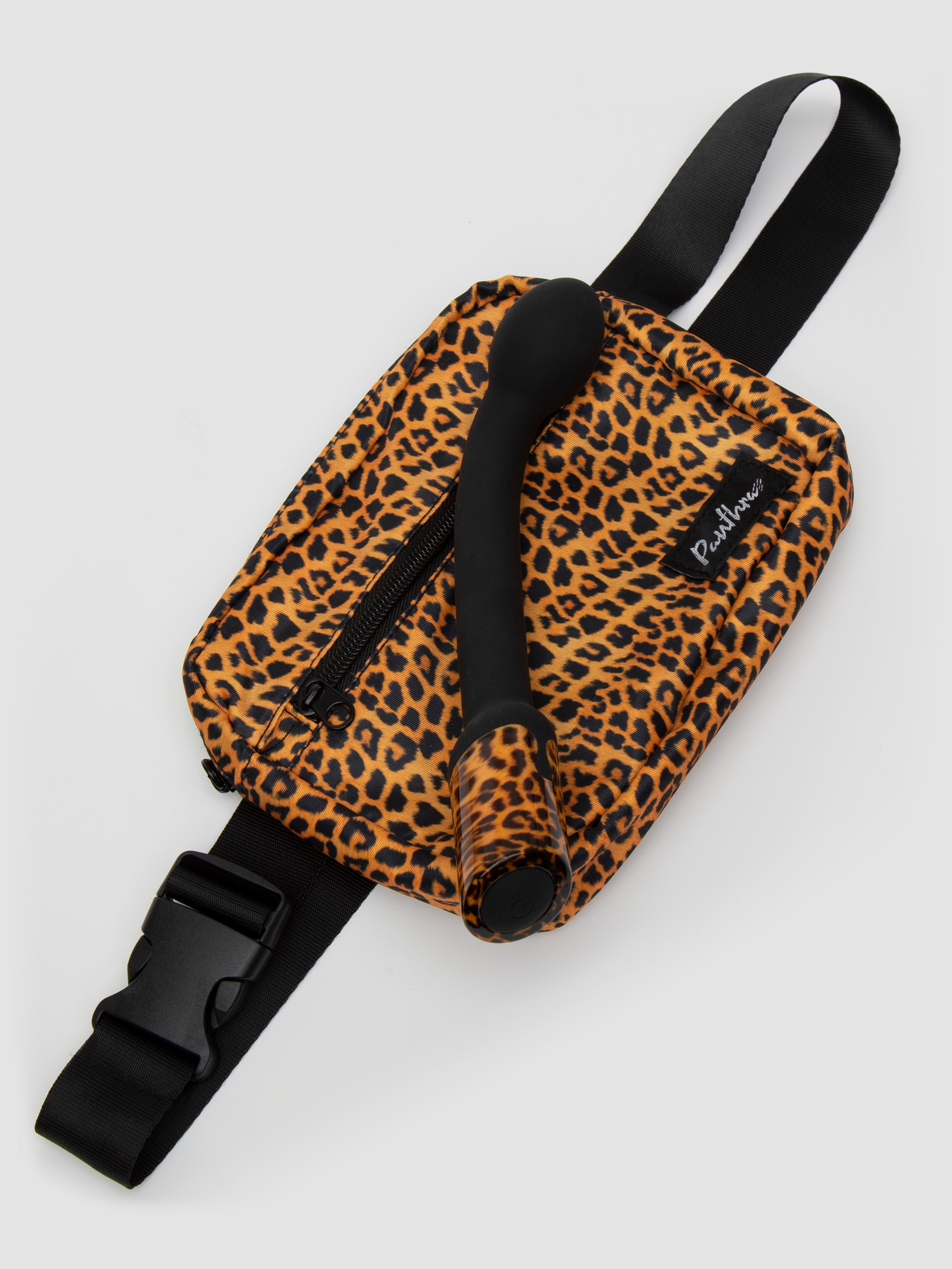 Panthra Nila Animal Print Rechargeable G-Spot Vibrator, Black, hi-res