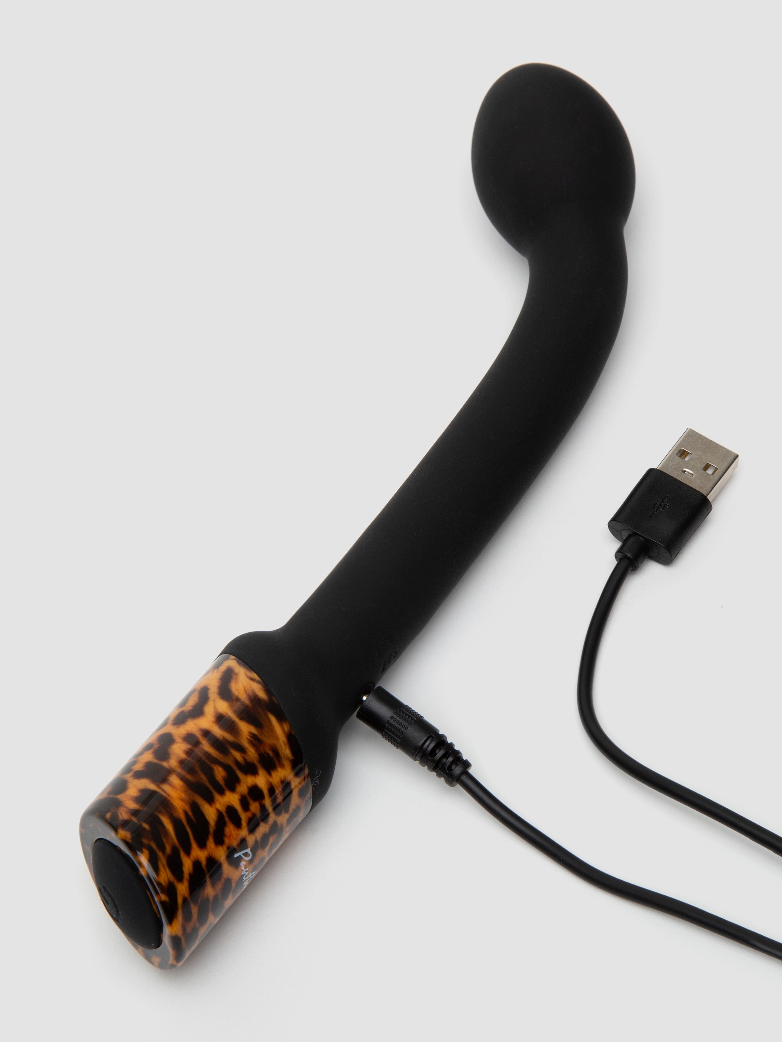 Panthra Nila Animal Print Rechargeable G-Spot Vibrator, Black, hi-res