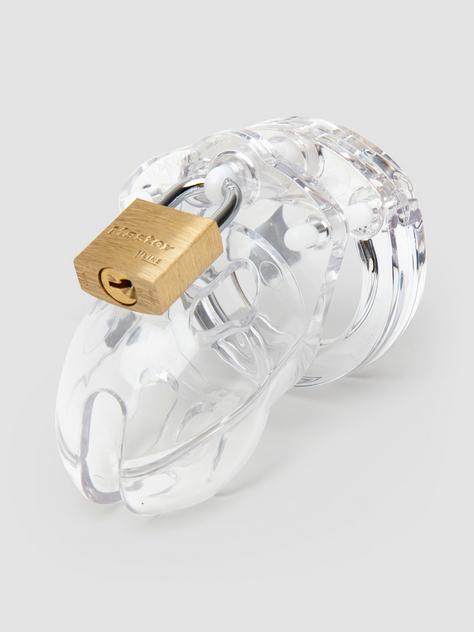 CB Mr Stubb Clear Chastity Cage Kit, Clear, hi-res