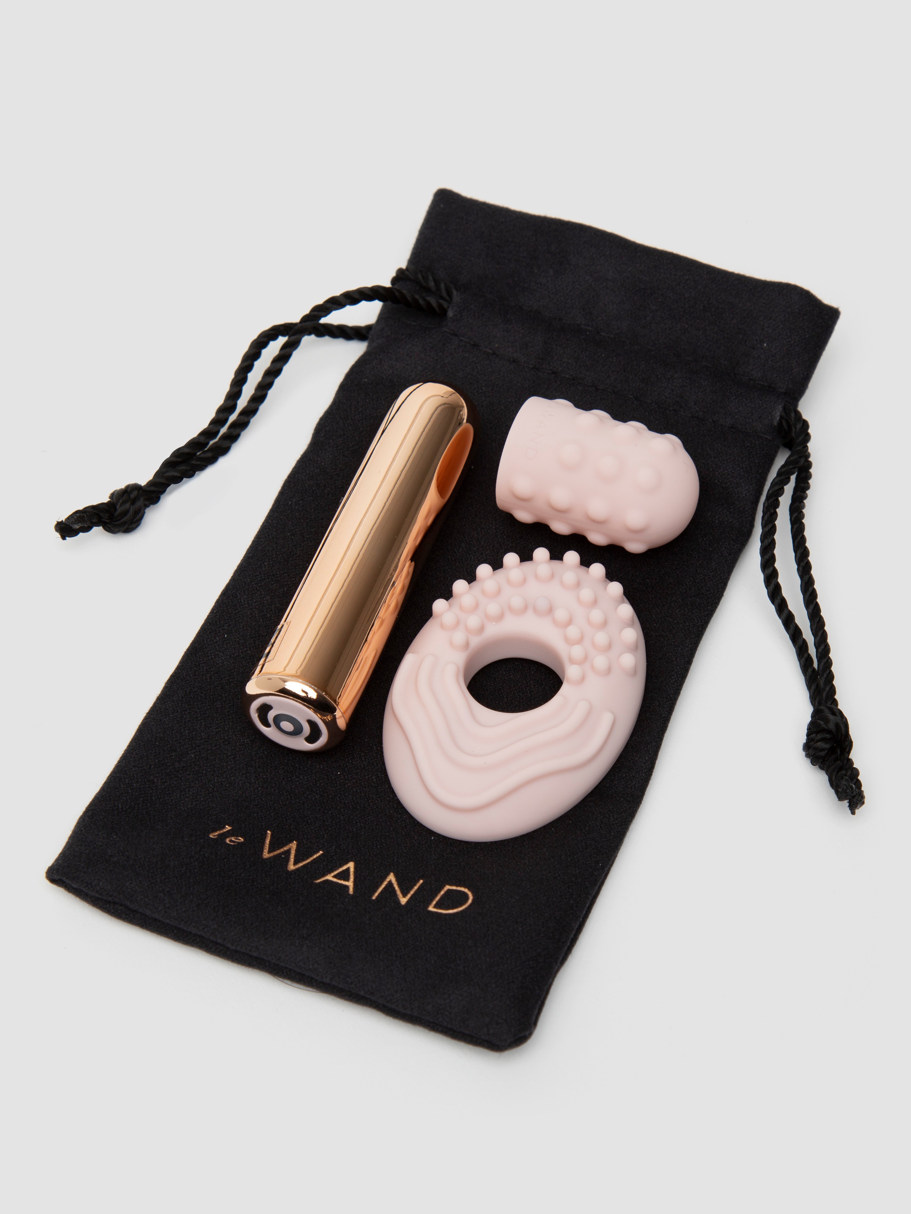 Le Wand Bullet Rechargeable Luxury Textured Silicone Bullet Vibrator, Pink, hi-res