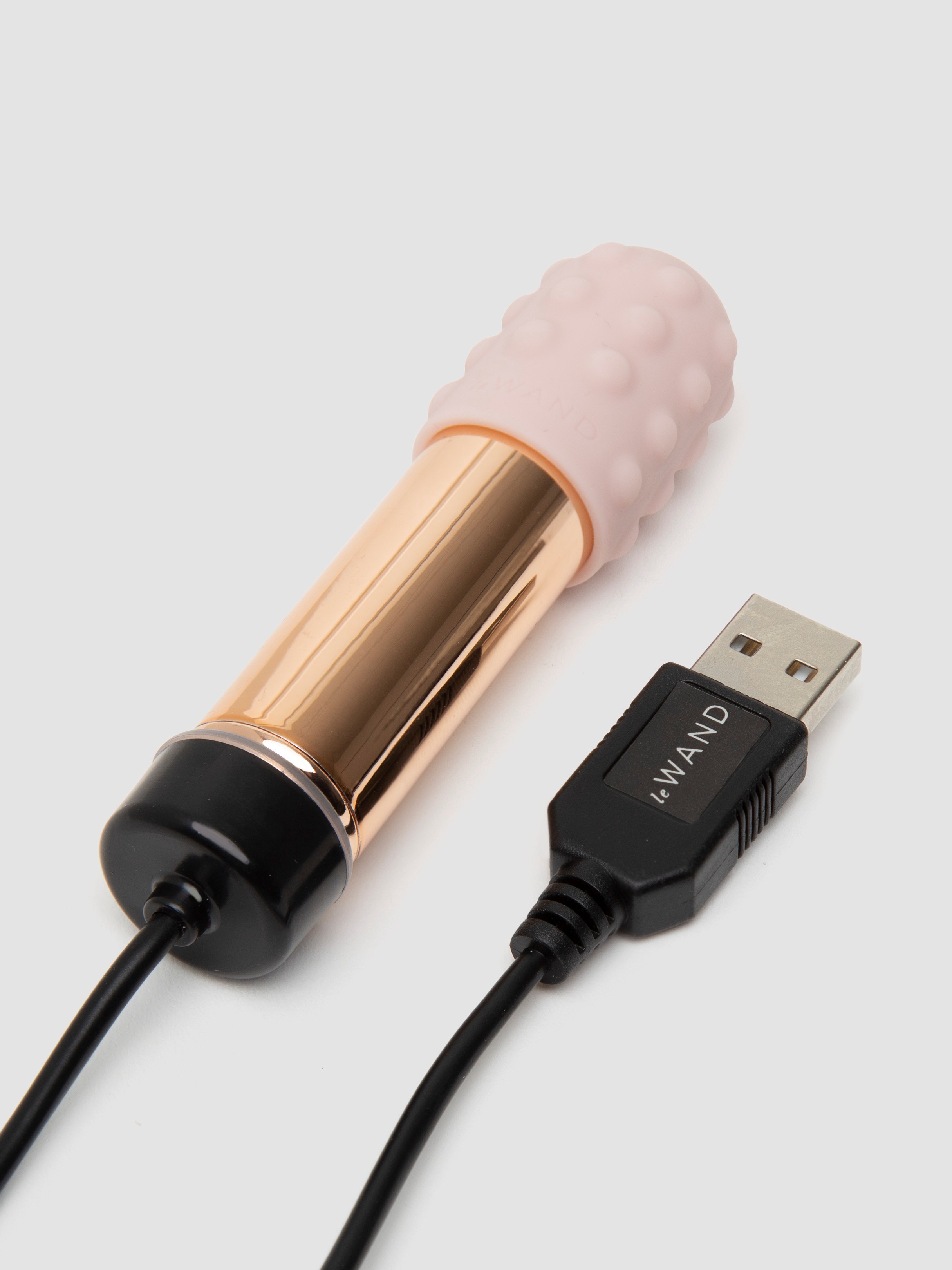 Le Wand Bullet Rechargeable Luxury Textured Silicone Bullet Vibrator, Pink, hi-res