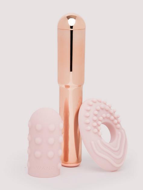 Le Wand Grand Bullet Rechargeable Luxury Textured Silicone Bullet Vibrator, Pink, hi-res