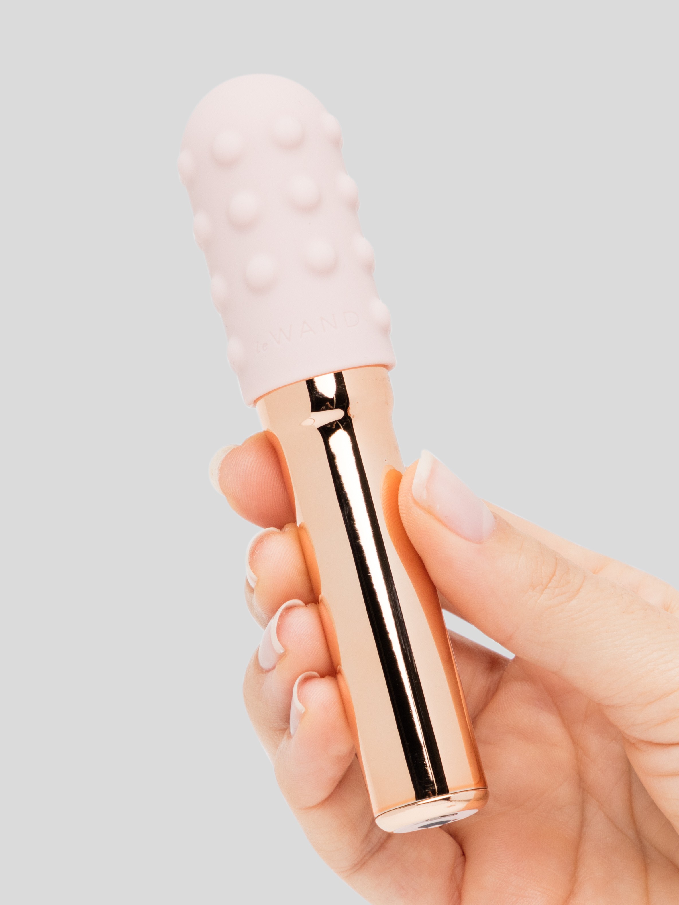Le Wand Grand Bullet Rechargeable Luxury Textured Silicone Bullet Vibrator, Pink, hi-res