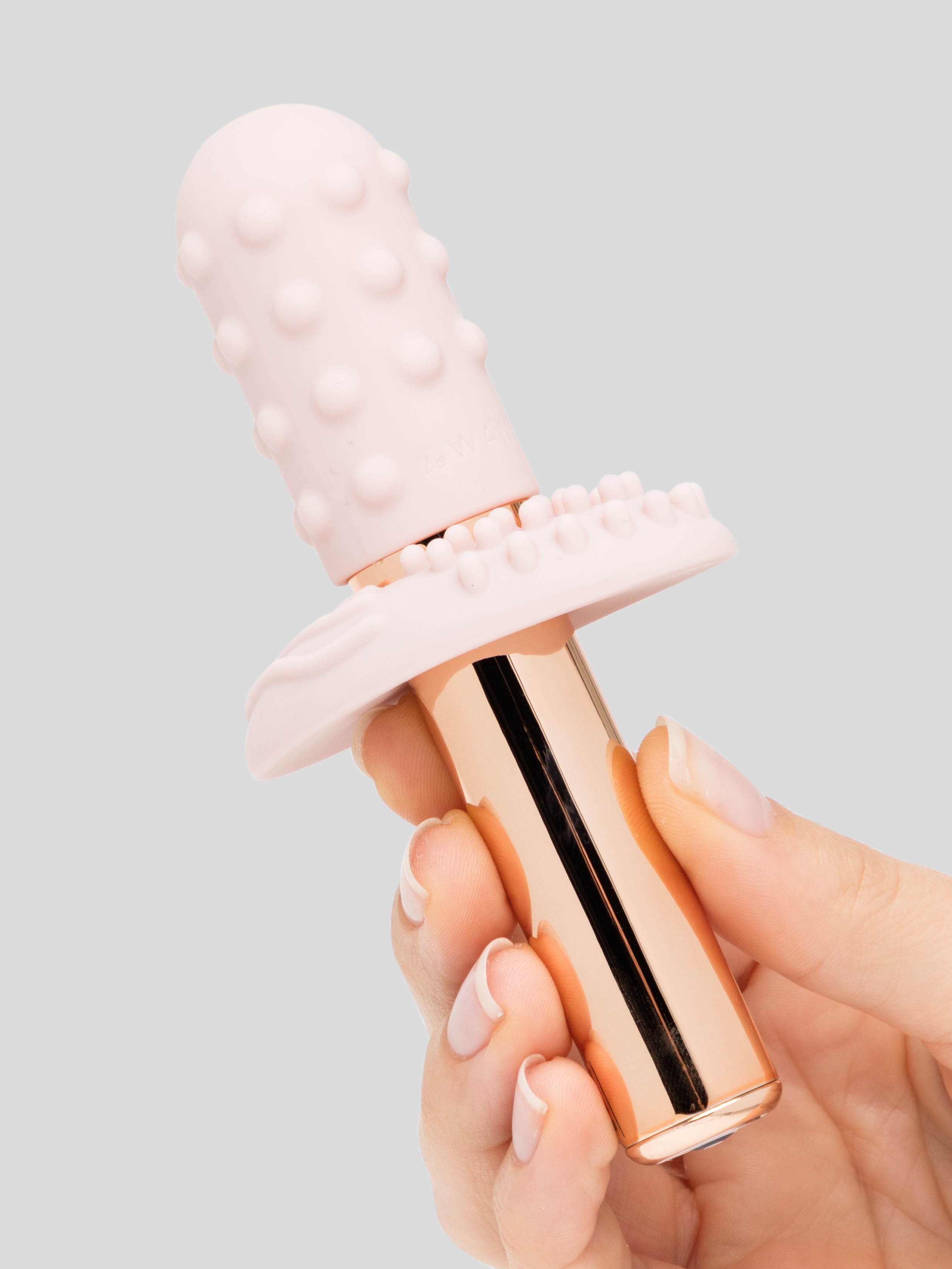 Le Wand Grand Bullet Rechargeable Luxury Textured Silicone Bullet Vibrator, Pink, hi-res