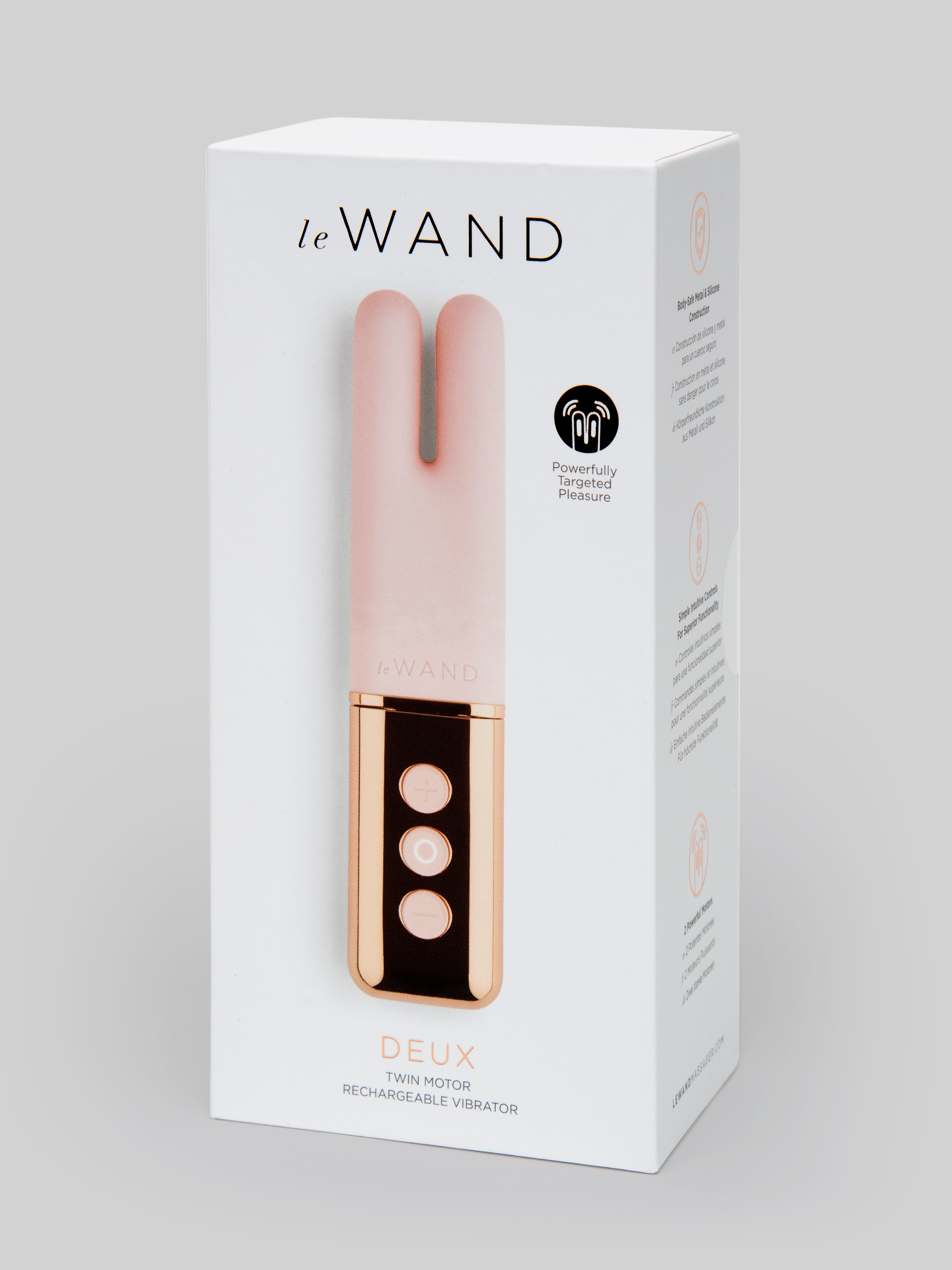 Le Wand Deux Rechargeable Luxury Silicone Clitoral Vibrator, Pink, hi-res