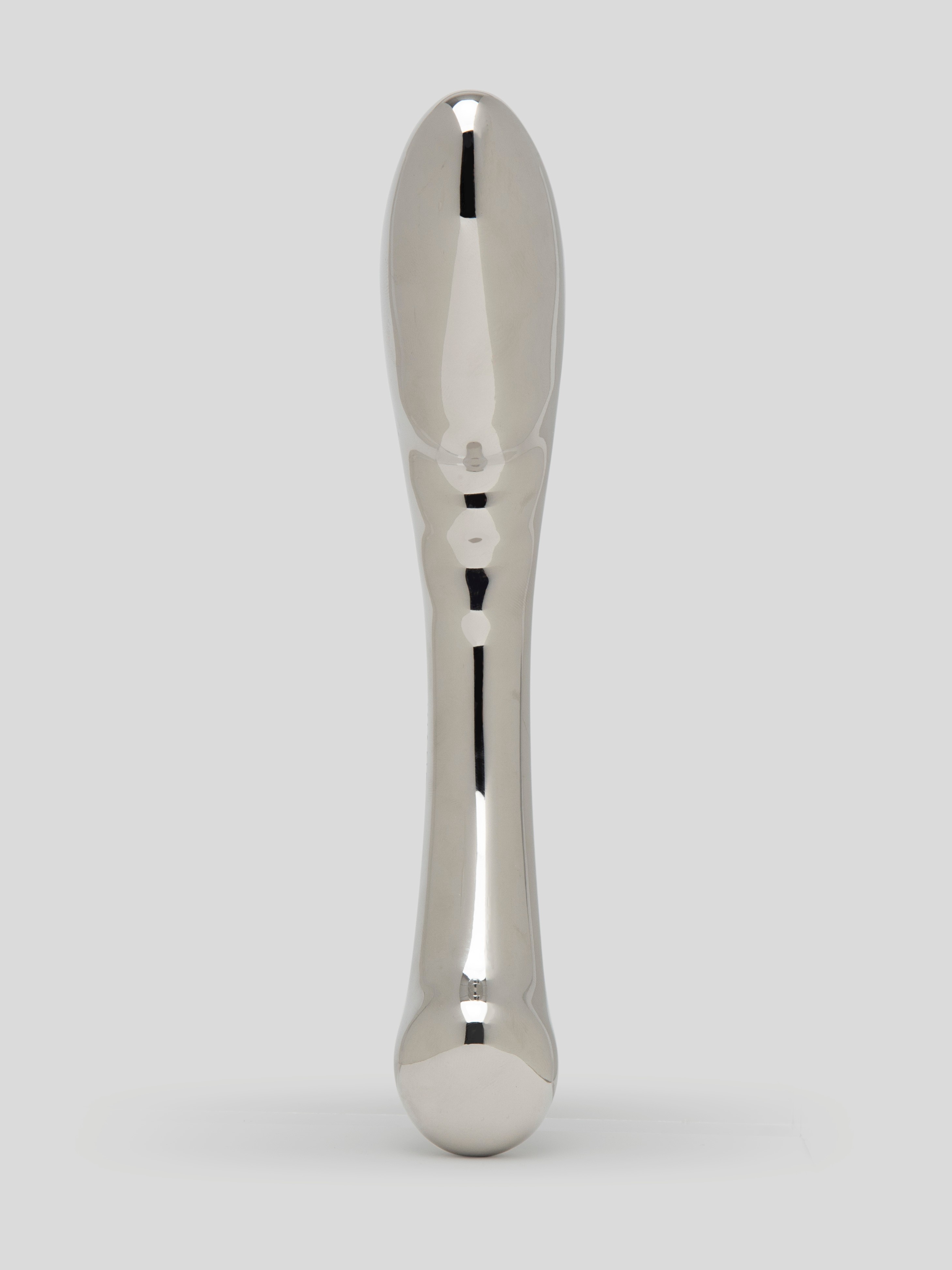 Le Wand Arch G-Spot Double-Ended Stainless Steel Dildo, Silver, hi-res