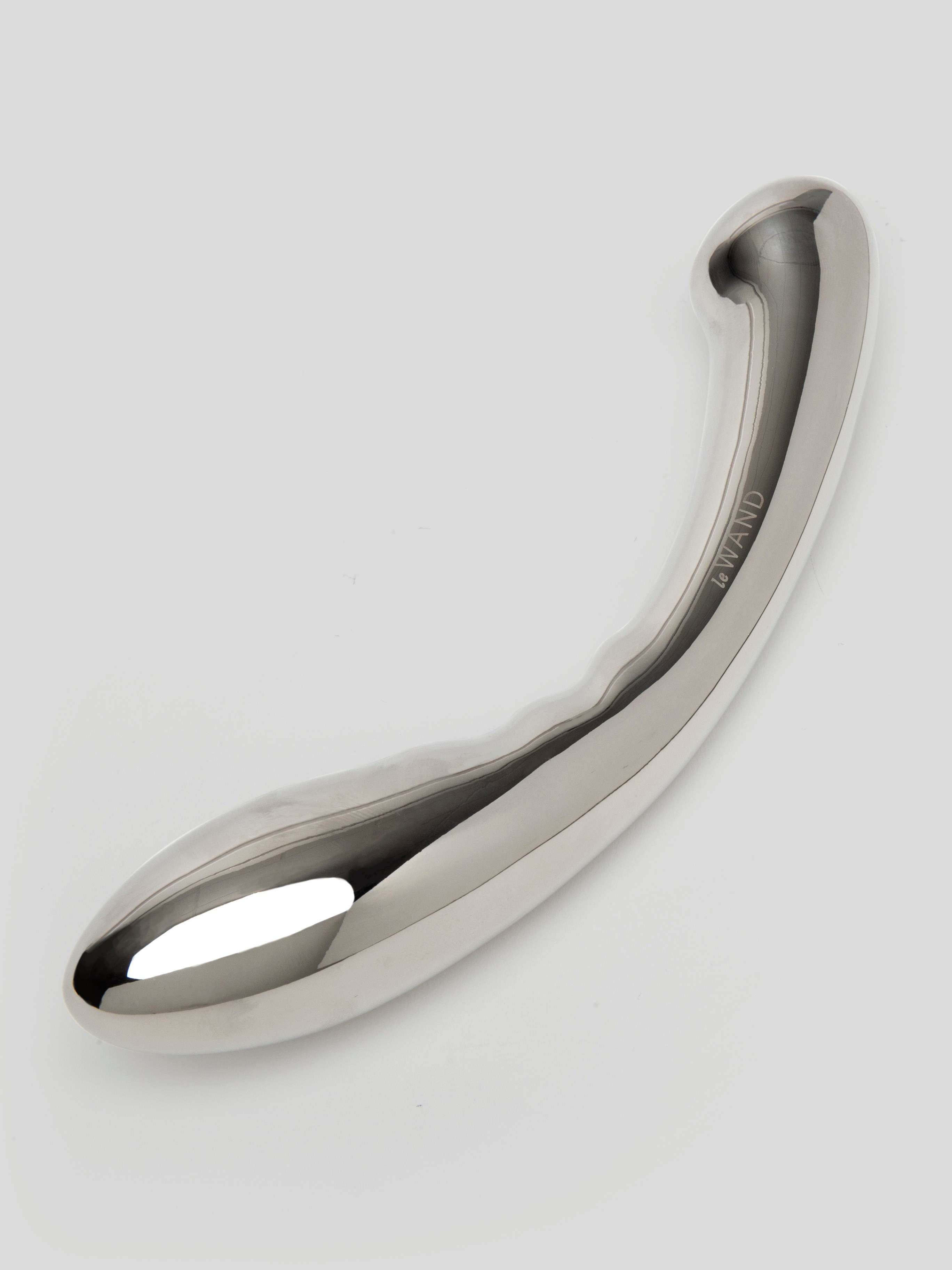 Le Wand Arch G-Spot Double-Ended Stainless Steel Dildo, Silver, hi-res