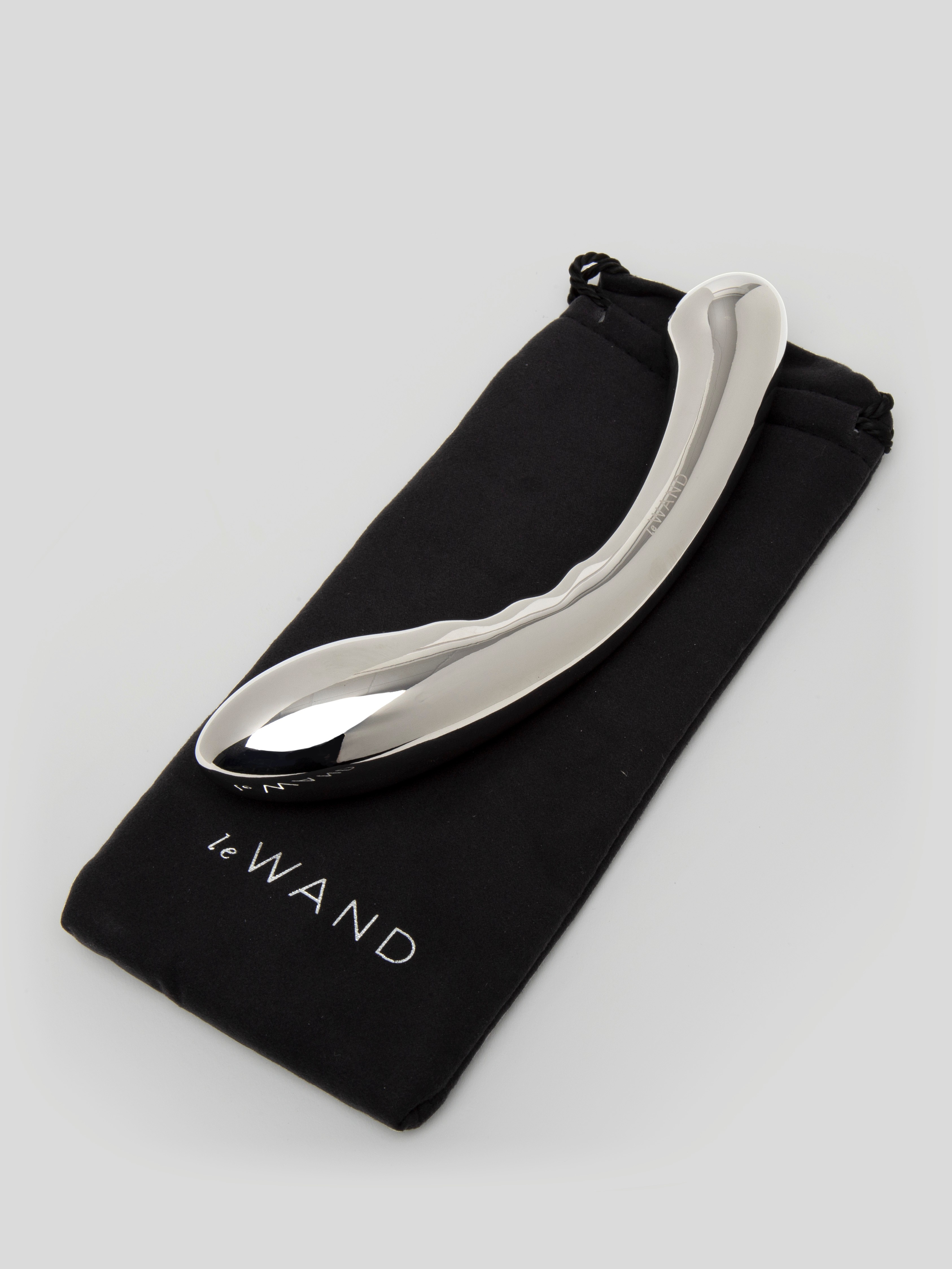 Le Wand Arch G-Spot Double-Ended Stainless Steel Dildo, Silver, hi-res