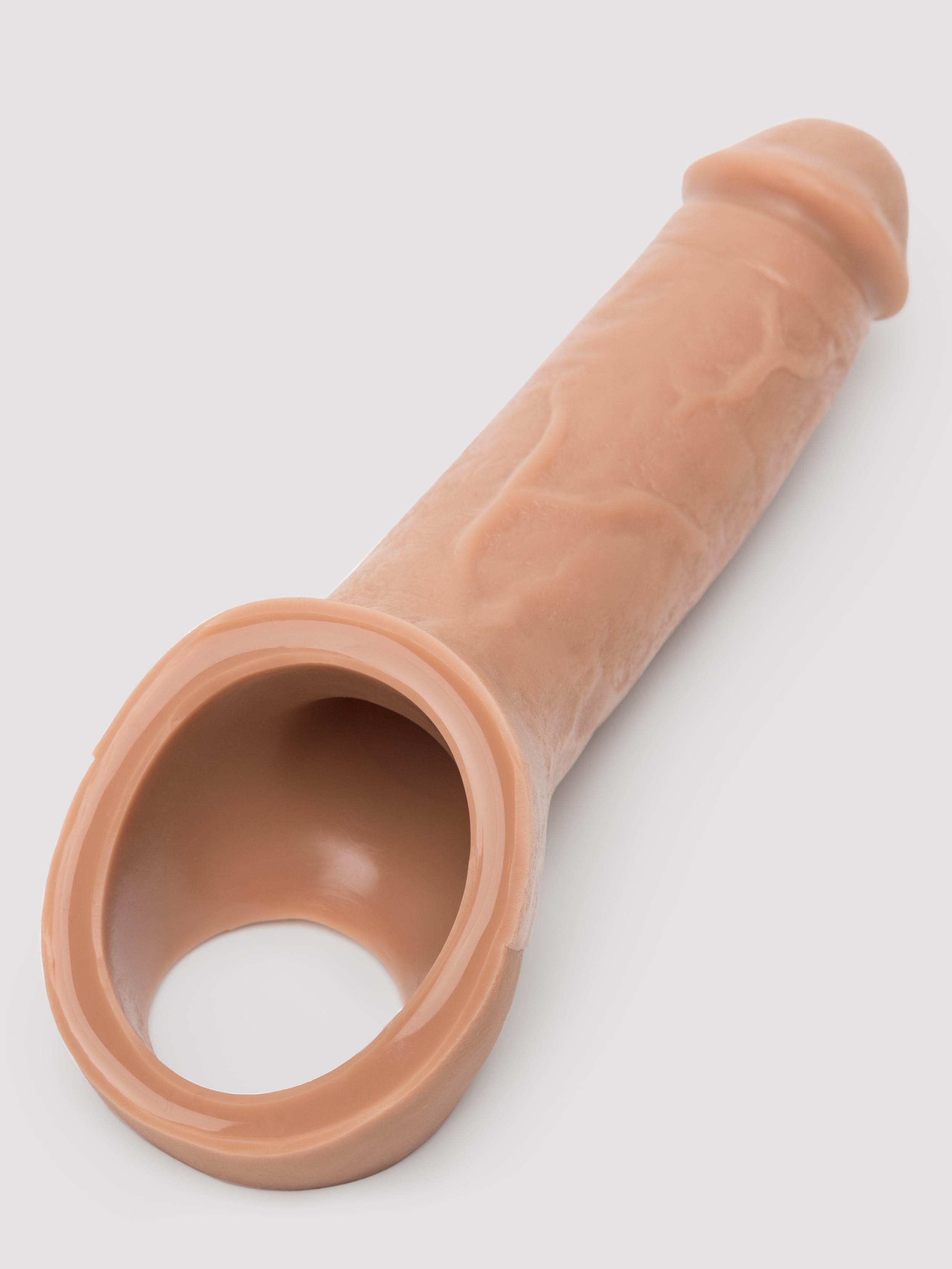 Vixen VixSkin Ride On 6.5 Inch Silicone Penis Extender, Flesh Tan, hi-res