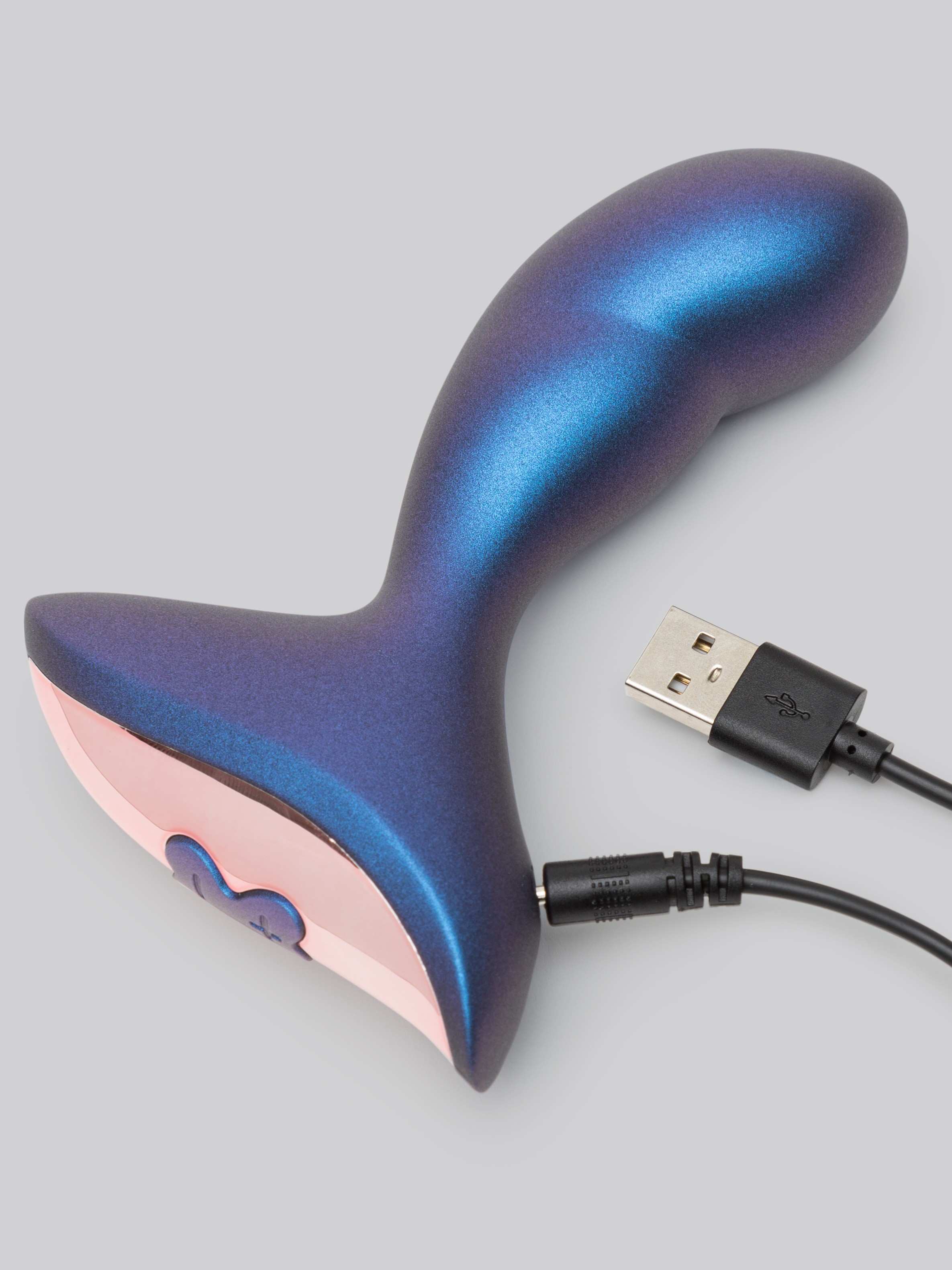 Hueman Intergalactic Galactic Silicone Remote Control Prostate Massager, Purple, hi-res
