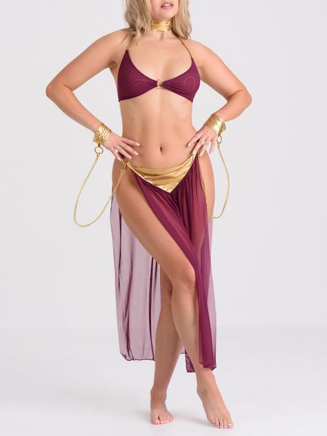 Lovehoney Fantasy Desert Princess Costume, Purple, hi-res