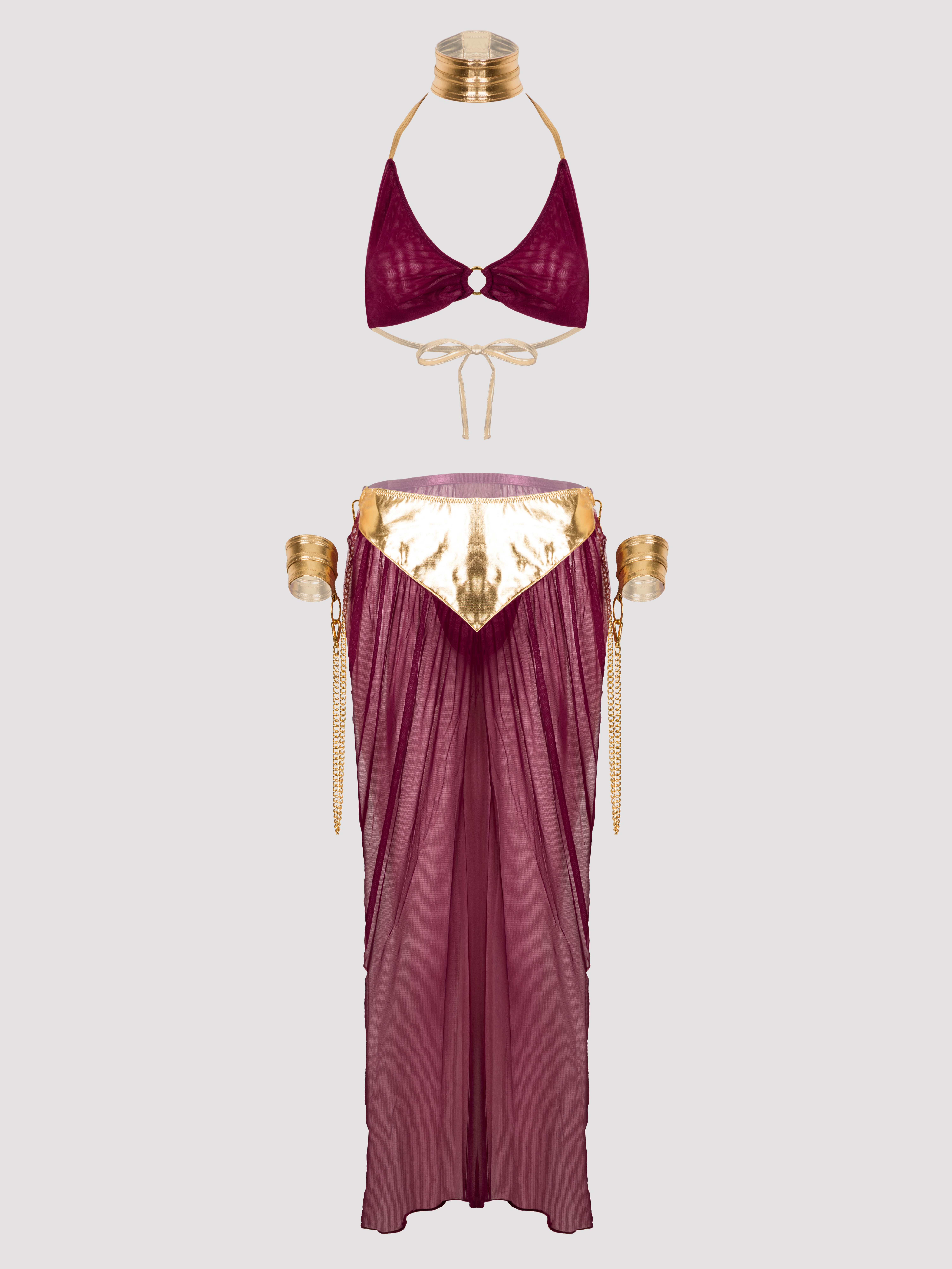 Lovehoney Fantasy Desert Princess Costume, Purple, hi-res