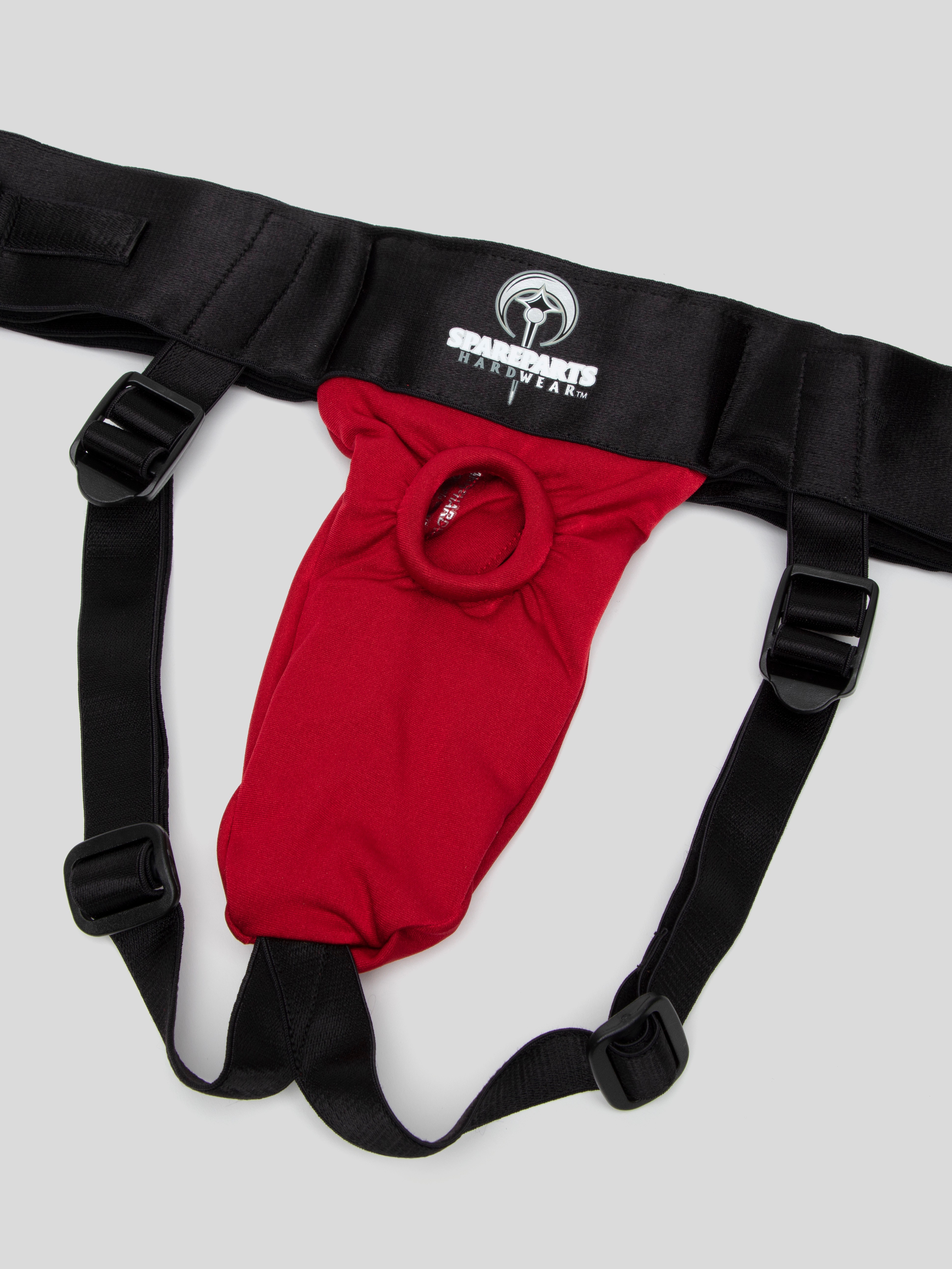 Spareparts Hardwear Unisex Joque Strap-On Harness, Red, hi-res