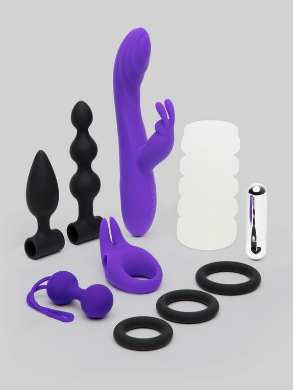 Lovehoney Wilder Weekend Rechargeable Couple's Sex Toy Kit (10 Piece), Purple, hi-res