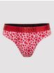LHM Leopard Hearts Pink Modal Boxer Thong, Pink, hi-res