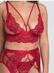 Lovehoney Tiger Lily BH-Set aus roter Spitze, Rot, hi-res