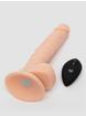 Lifelike Lover Luxe Silicone Magnetic Thrusting Remote Control Realistic Dildo 8, Flesh Pink, hi-res