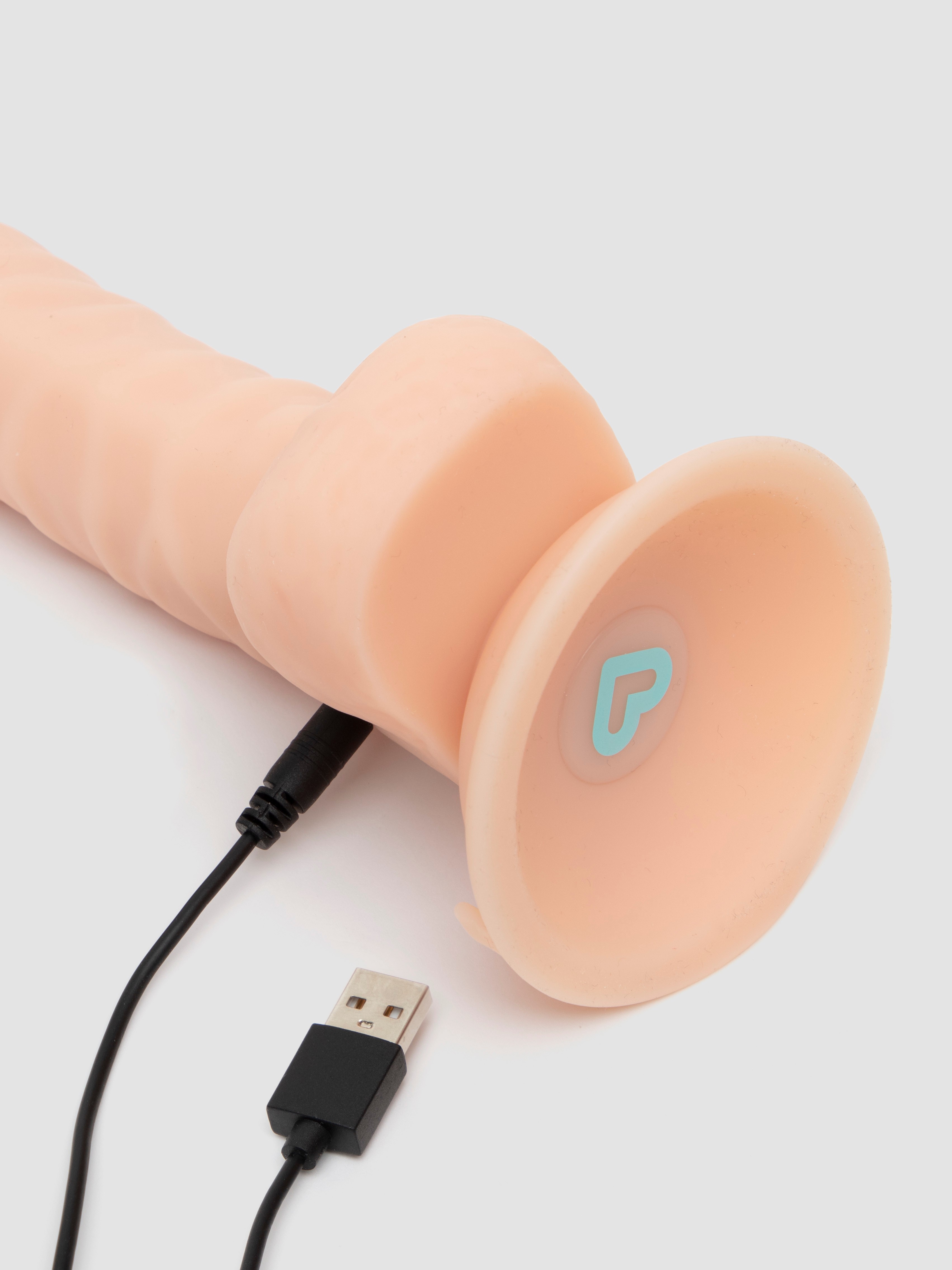 Lifelike Lover Luxe Silicone Magnetic Thrusting Remote Control Realistic Dildo 8, Flesh Pink, hi-res
