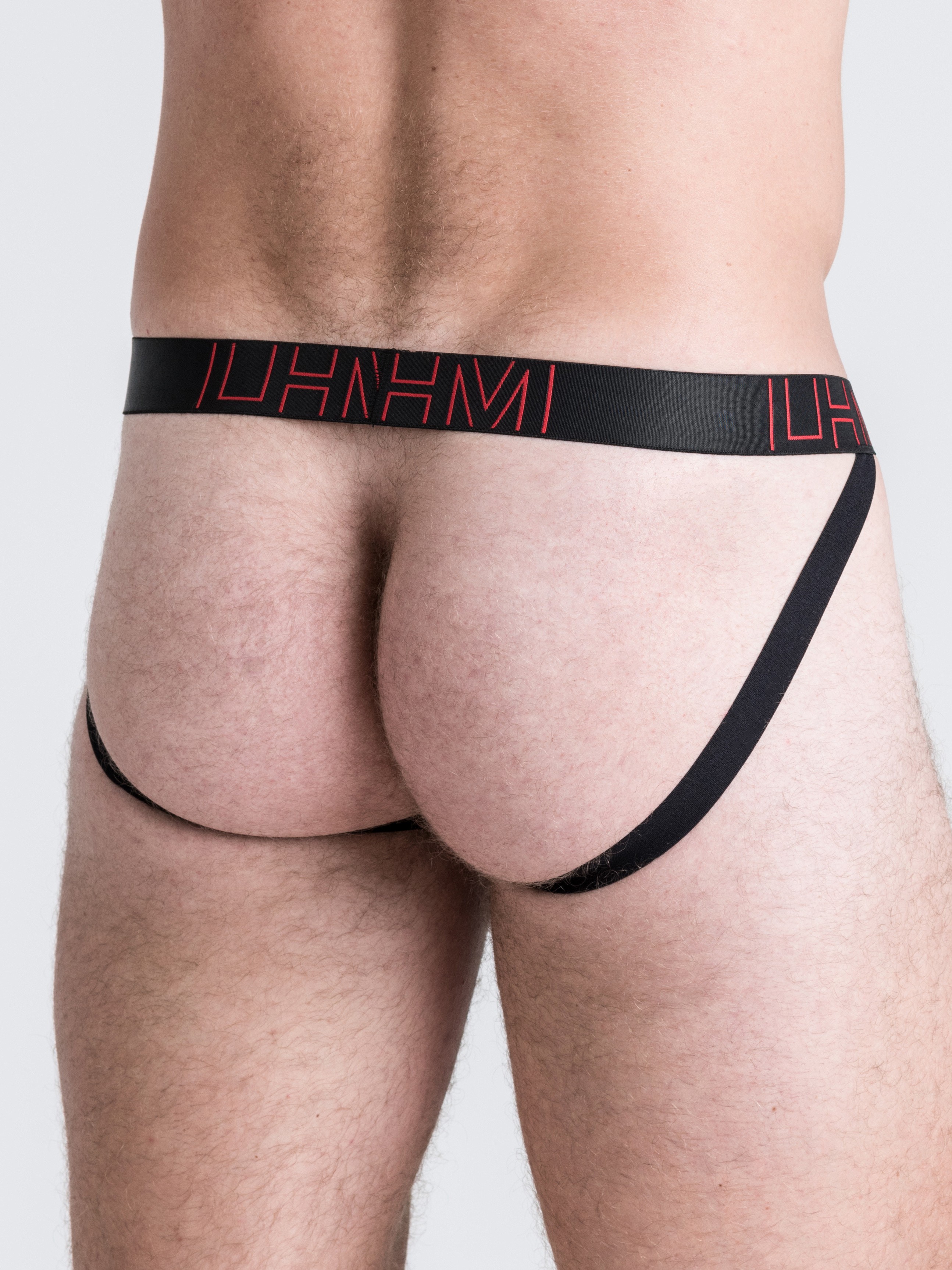 LHM Red Shiny Microfibre Jockstrap, Red, hi-res