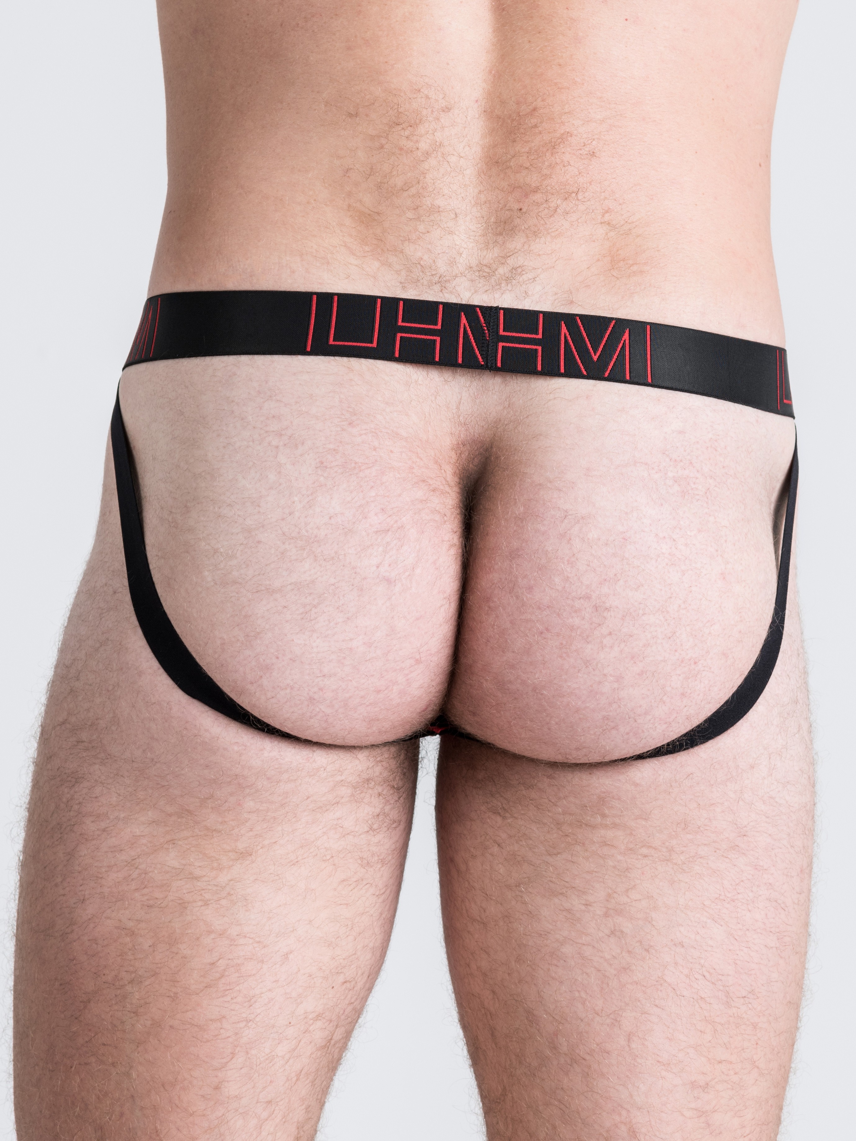 LHM Red Shiny Microfibre Jockstrap, Red, hi-res